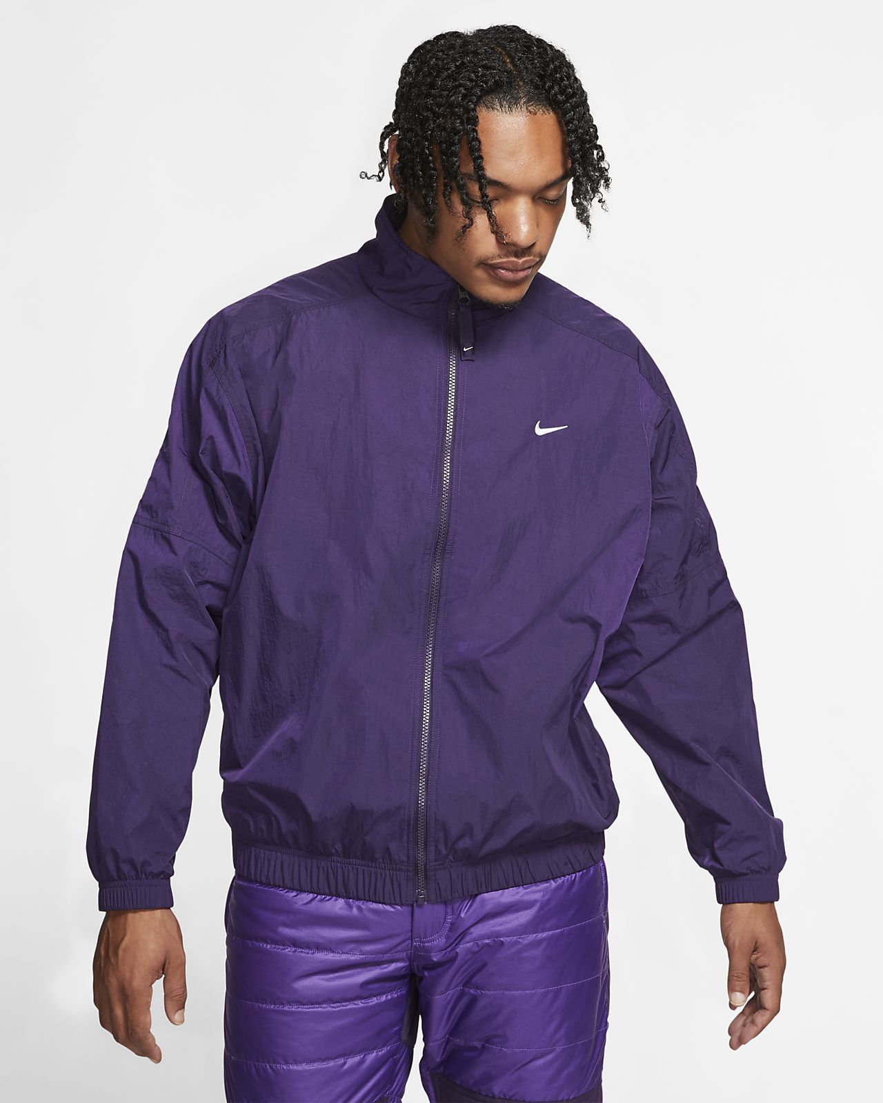 purple nike jacket mens