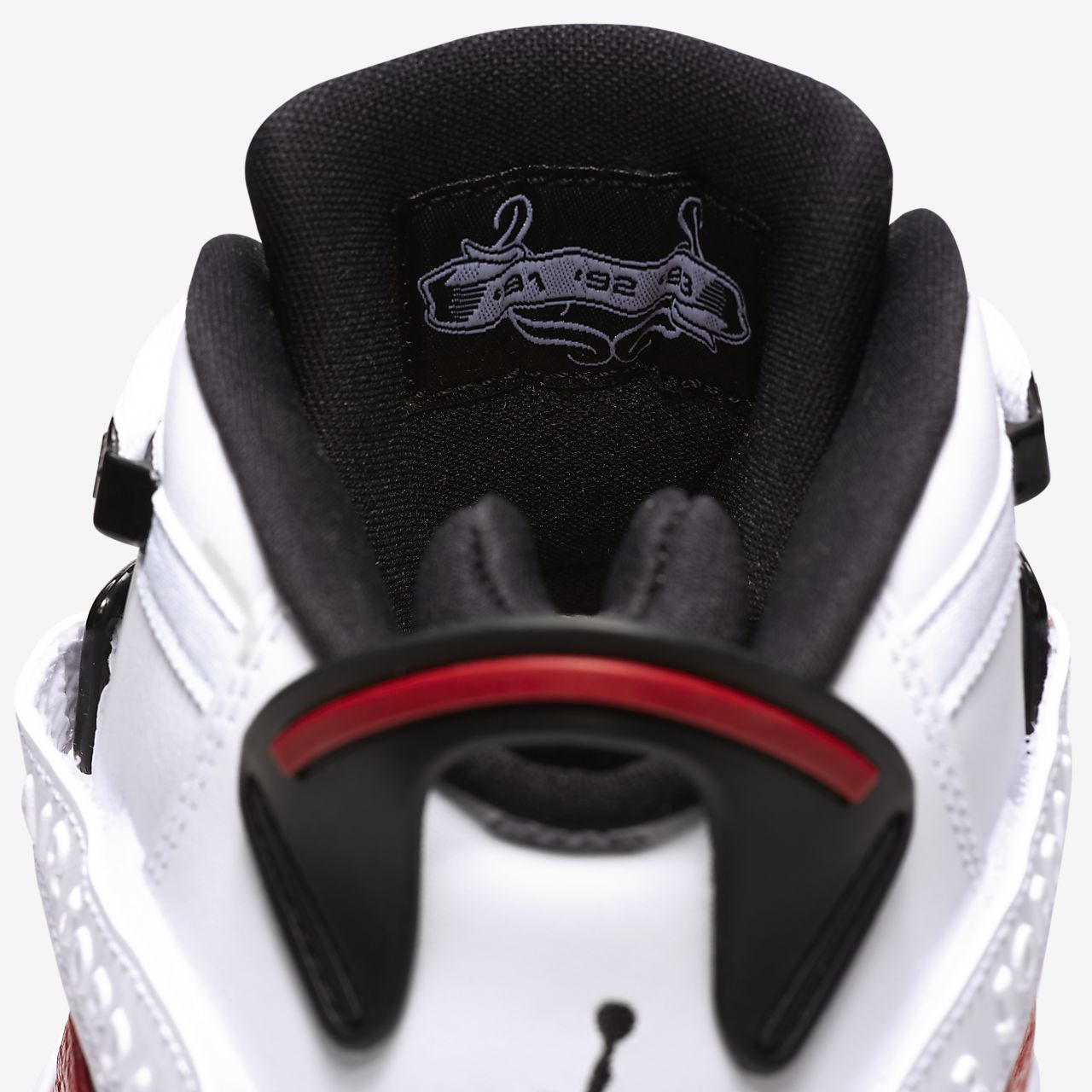 Mens Air Jordan 9 Commemorative Edition White Black Red shoes