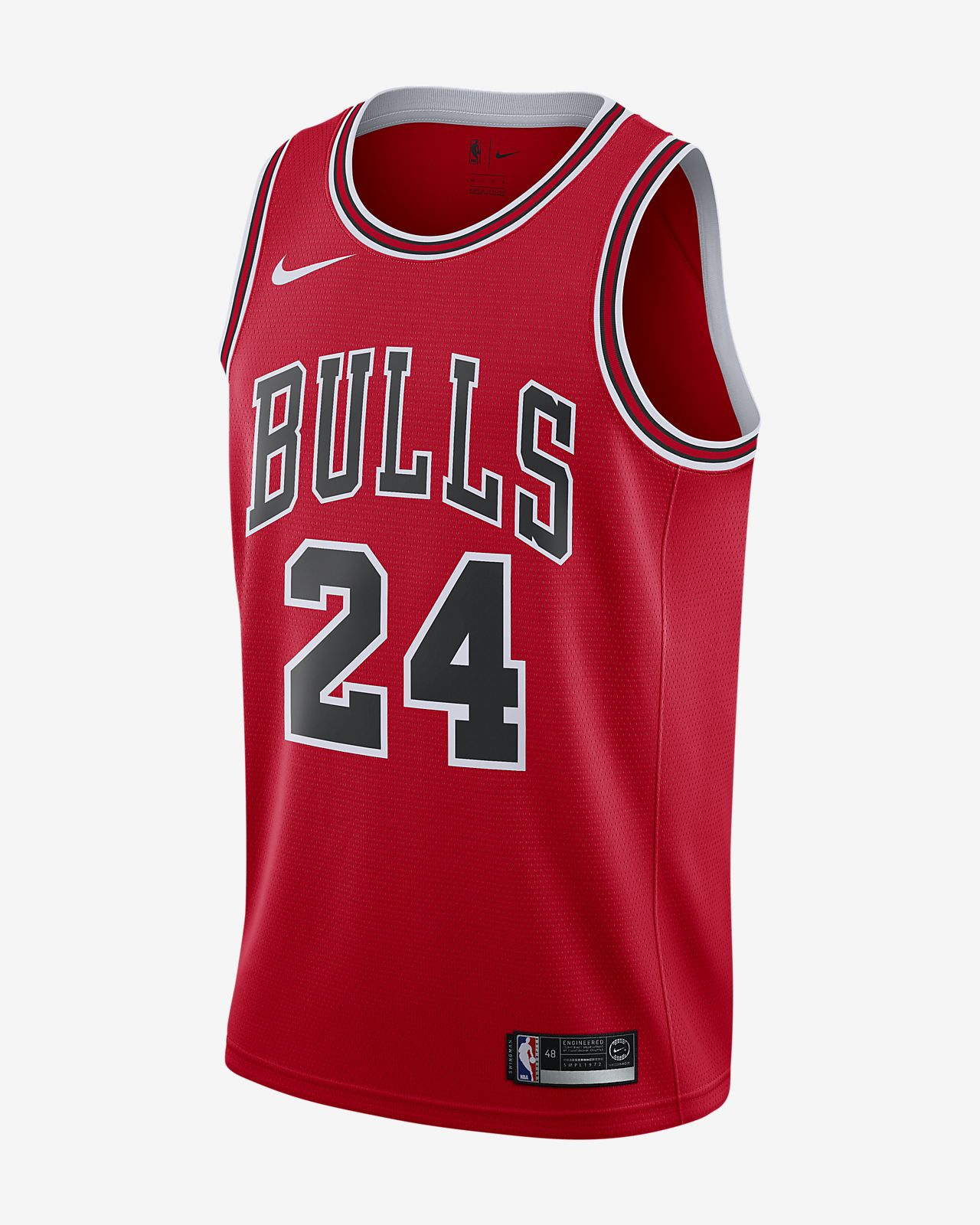 Lauri Markkanen Icon Edition Swingman Chicago Bulls Nike Nba Connected Trikot Fur Herren