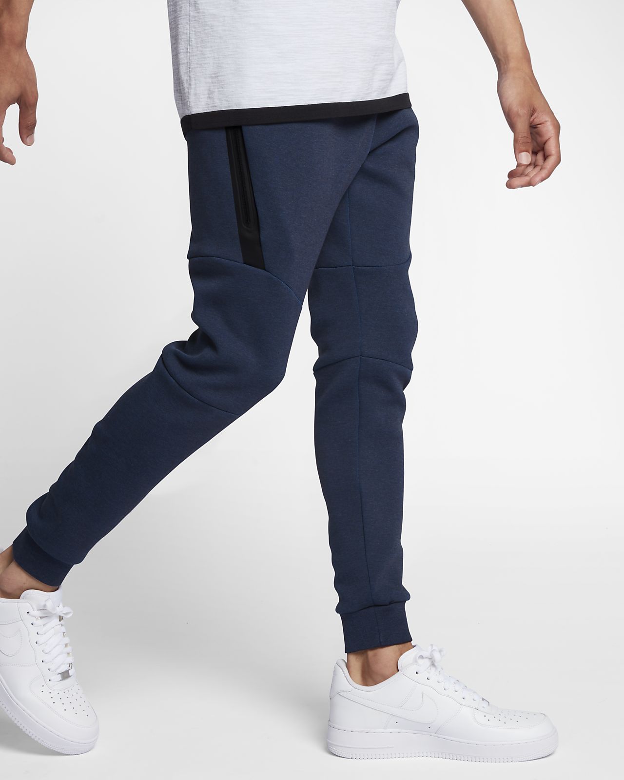 mens navy nike joggers