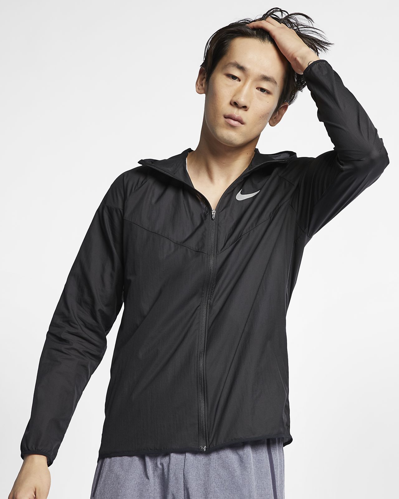 nike windrunner black