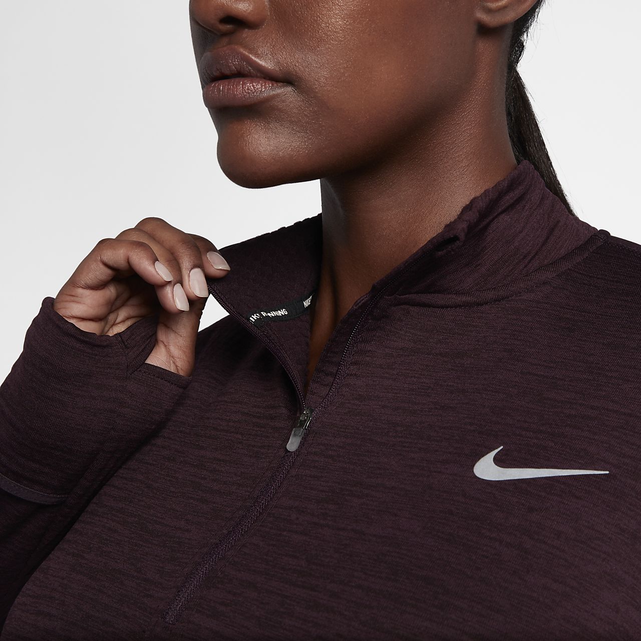 Haut de running à manches longues Nike Sphere Element pour Femme (grande taille)