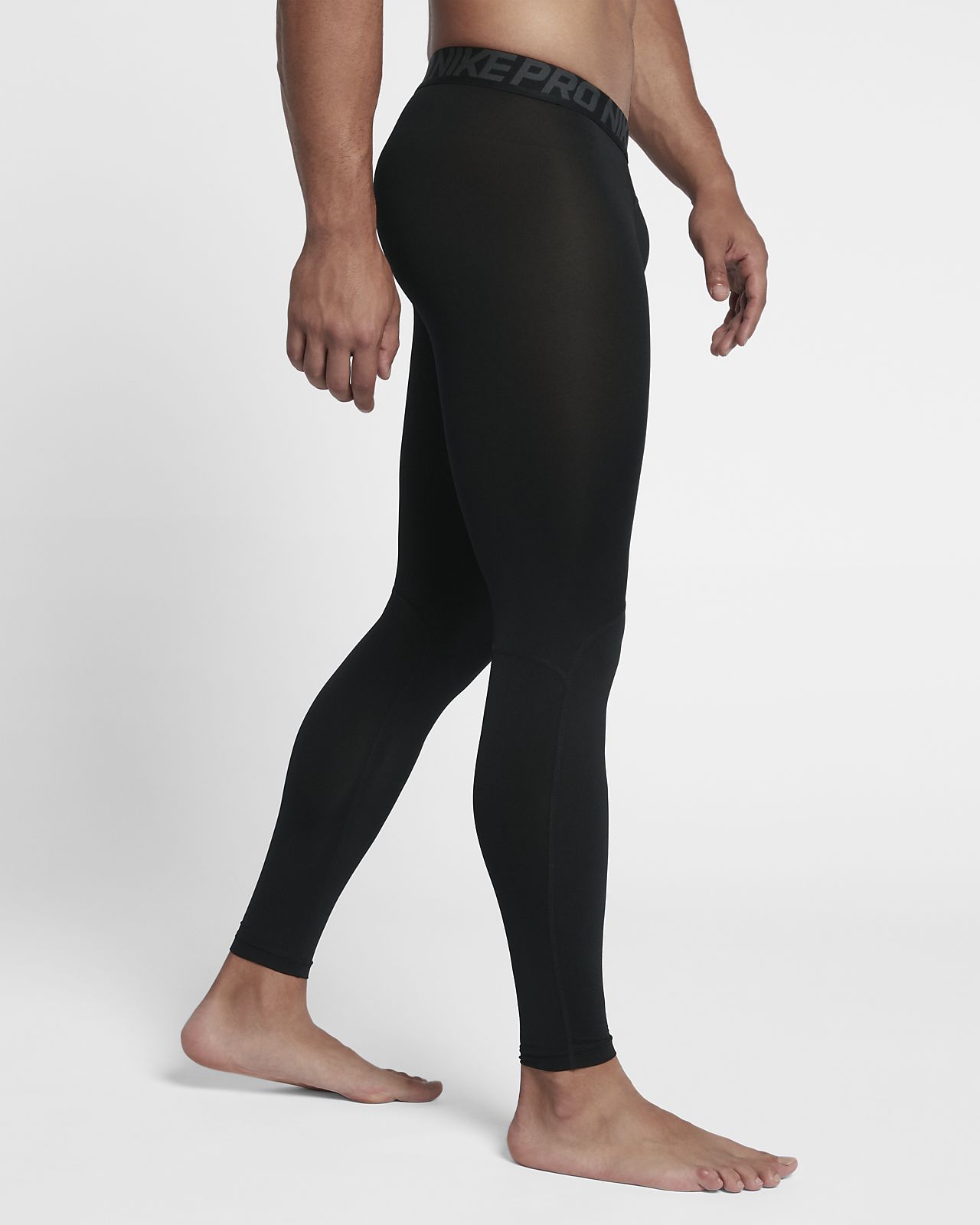 mallas nike pro hombre negro