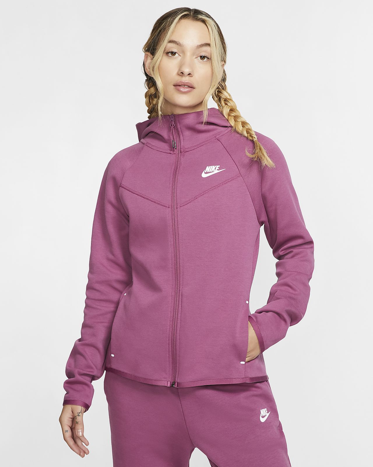 Nike Sportswear Windrunner Tech Fleece Women's FullZip Hoodie.