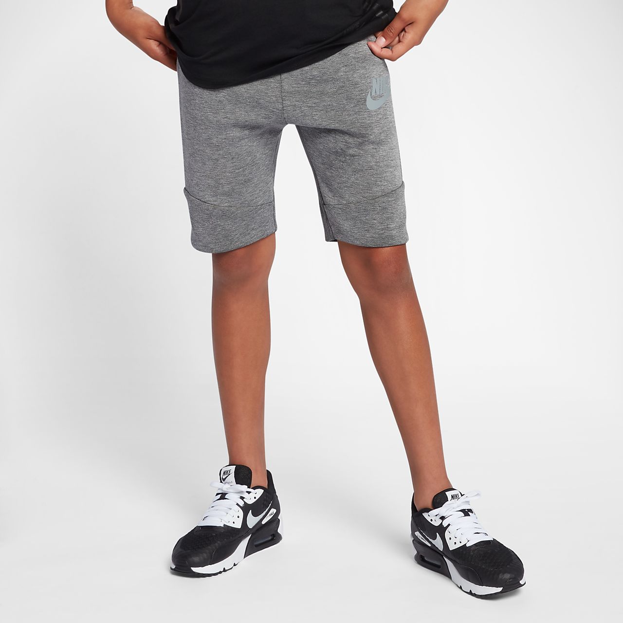 nike fleece shorts kids