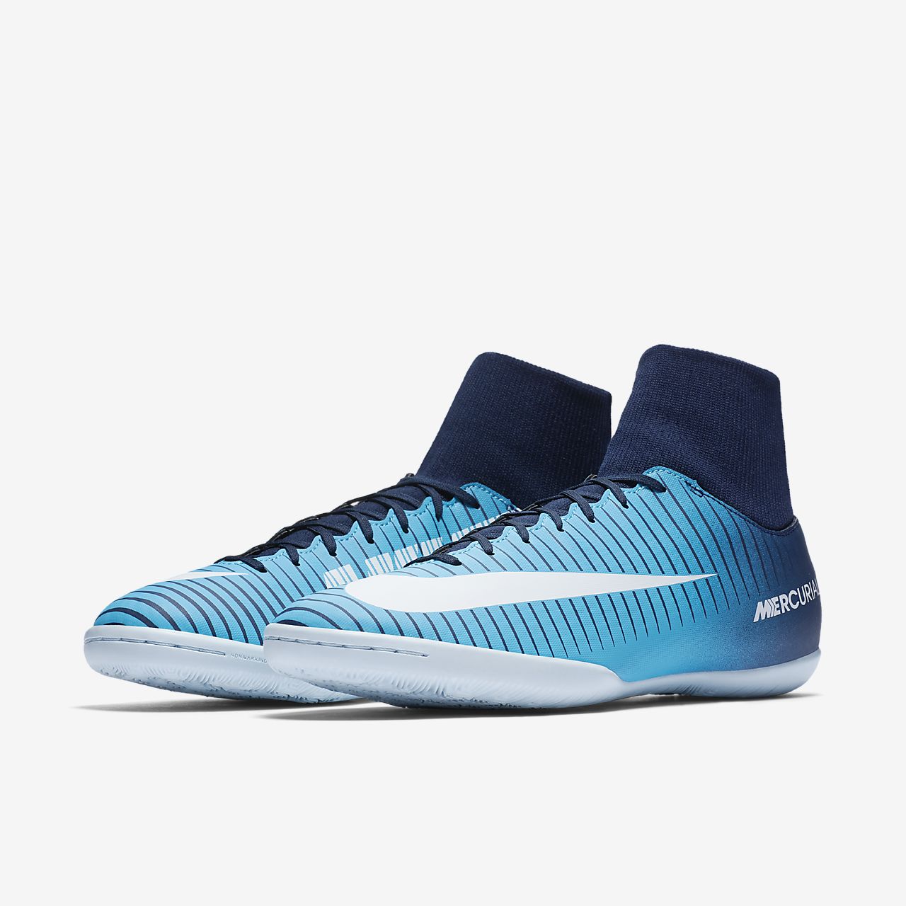 nike blue indoor soccer shoes