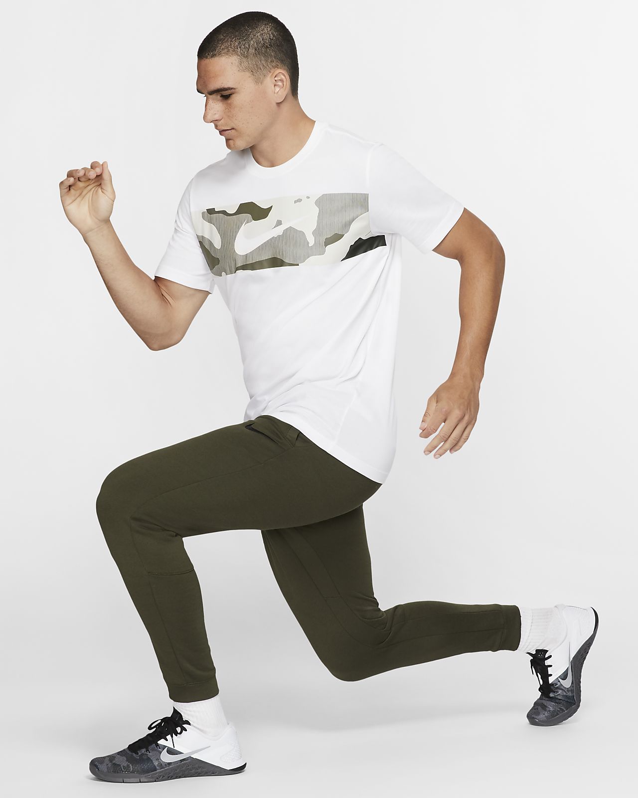 Nike Dri FIT Men's Training T Shirt Nike Floral JDI T shirt Black