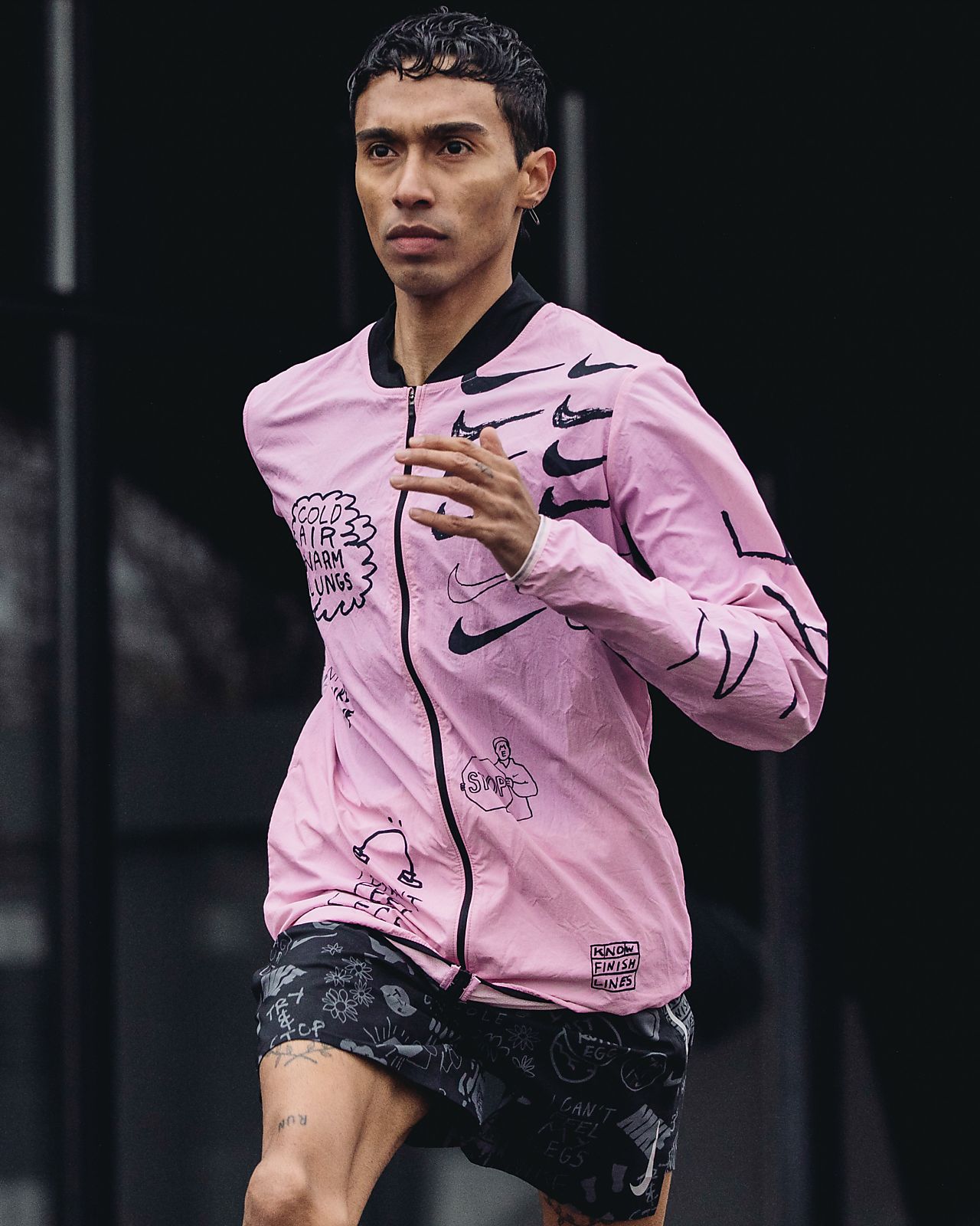 nike artist jacket graphic nathan bell