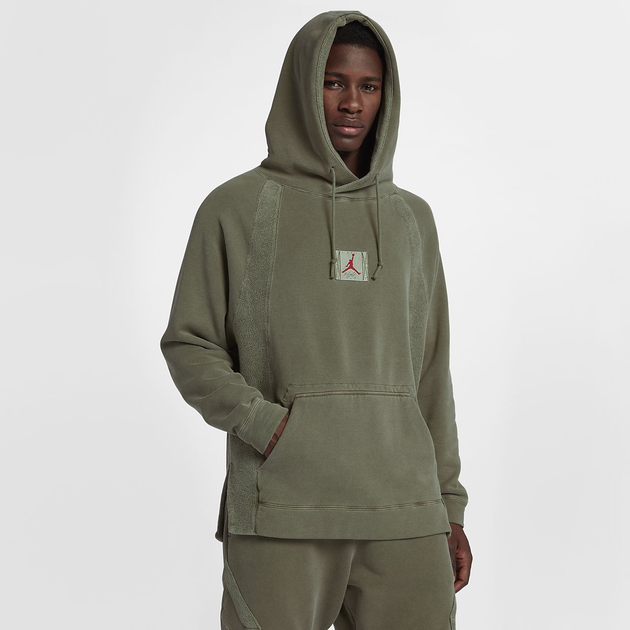 Nike Jordan Sportswear Wings Washed Fleece Pullover Hoodie Nike Jordan Sportswear Wings Washed Fleece Pullover Hoodie