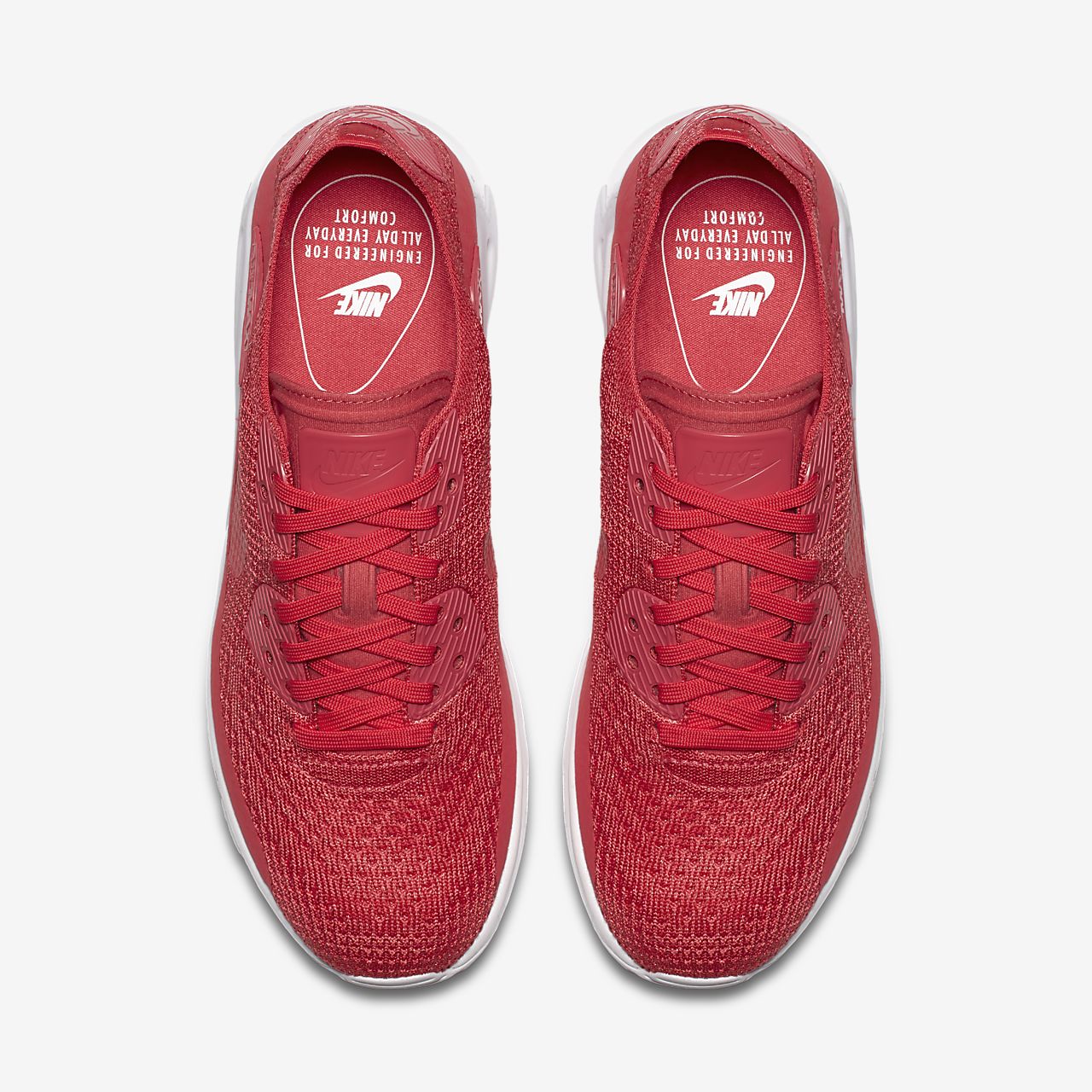 Womens Nike Air Max 90 Sneaker Boot NS Solar Red