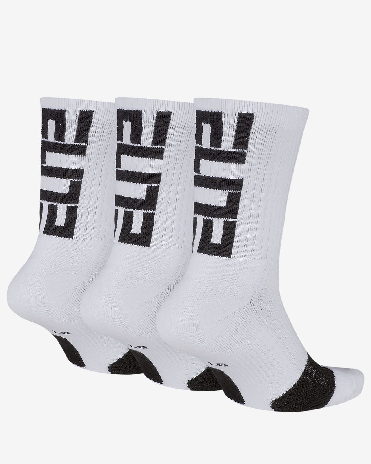 nike elite socks white