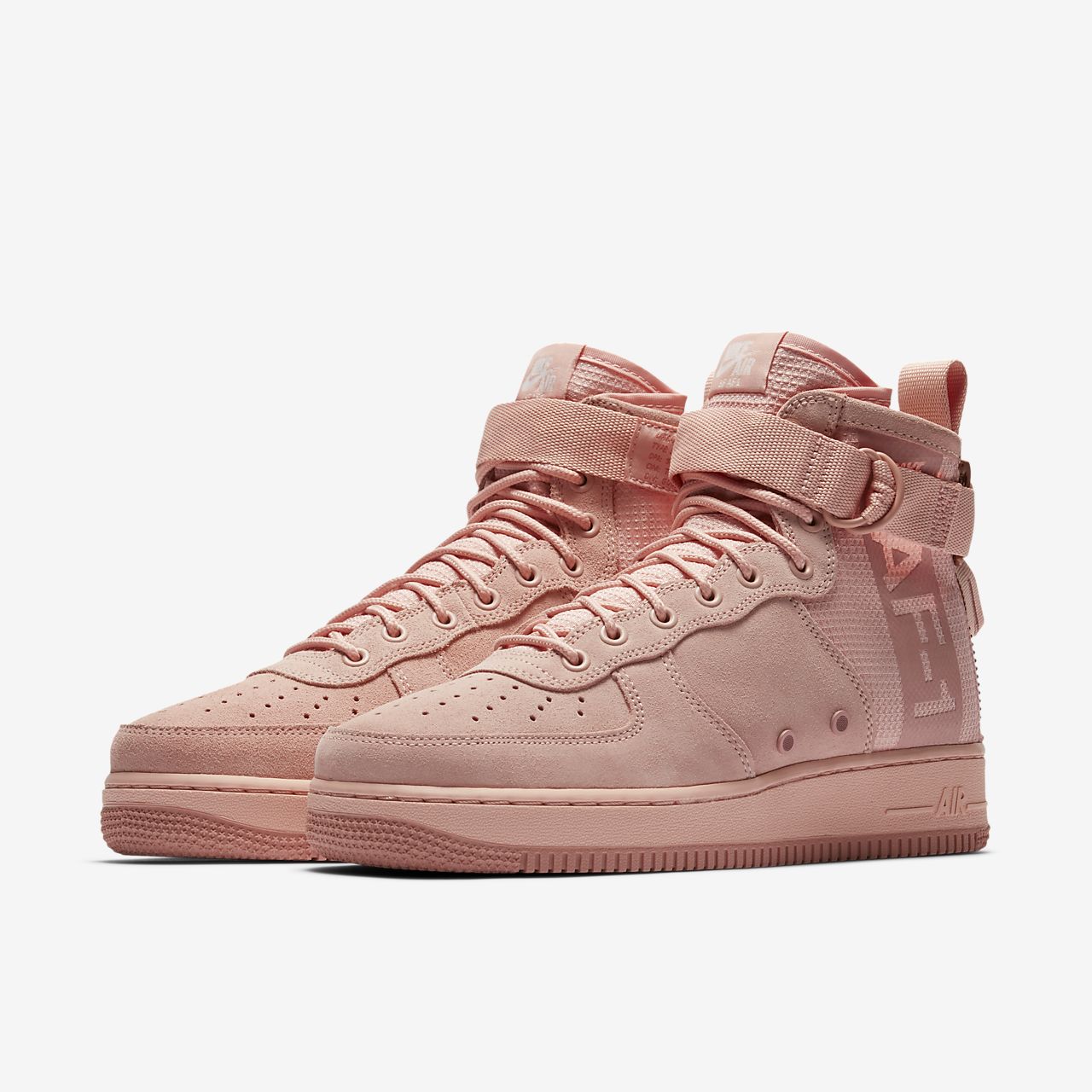nike air force 1 mid rosa