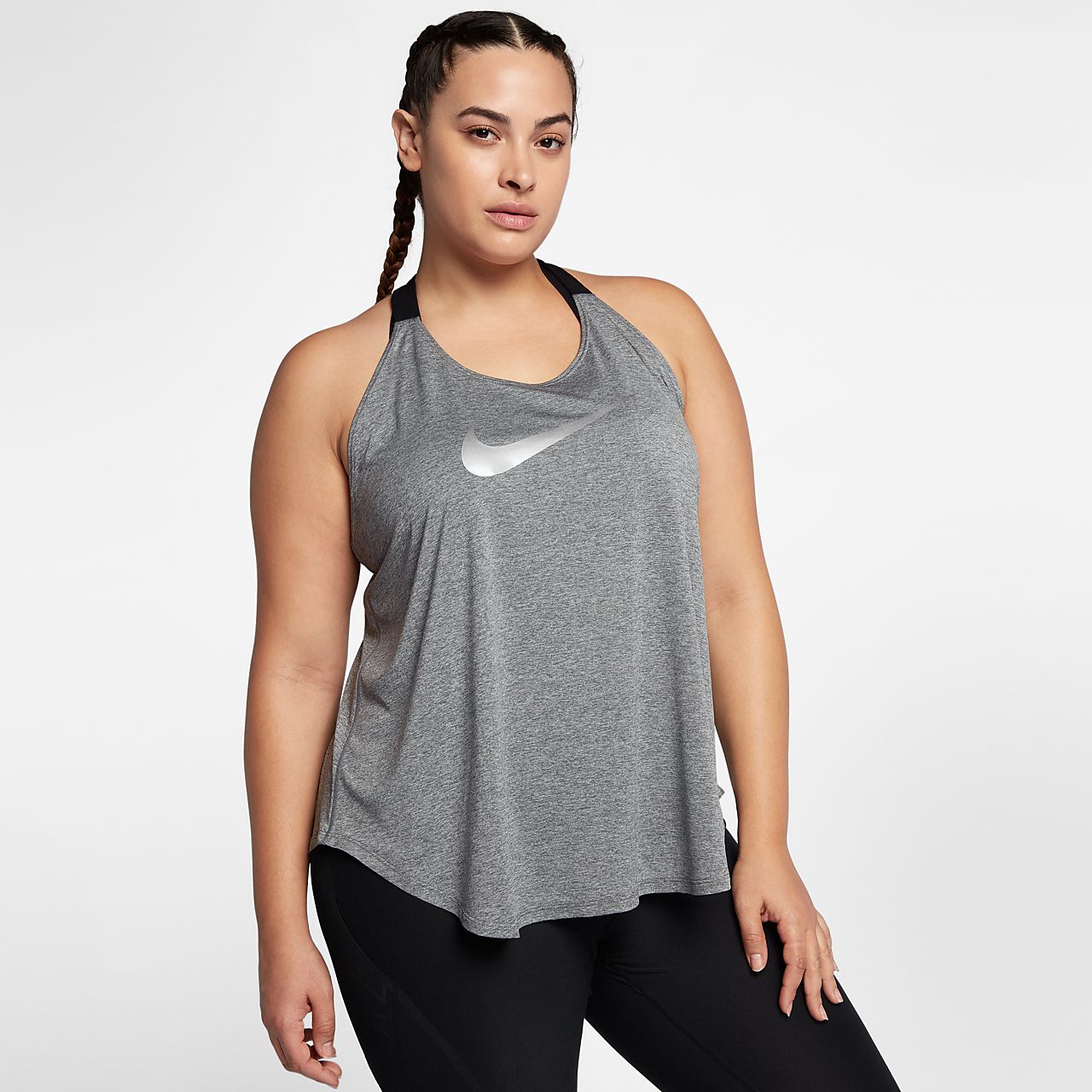 Camisola de treino sem mangas Nike Breathe Elastika para mulher (tamanhos grandes)