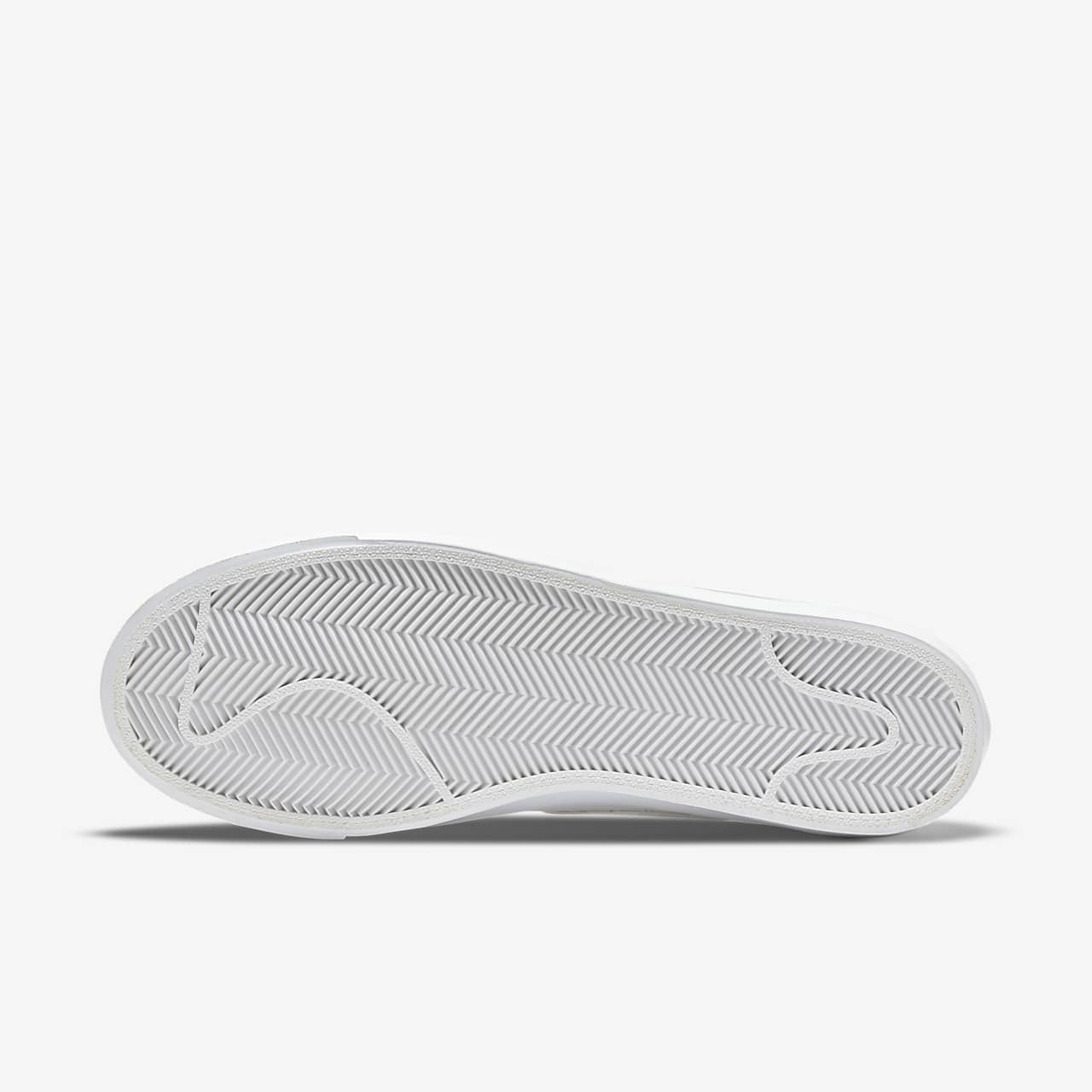 nike blazer low mens silver