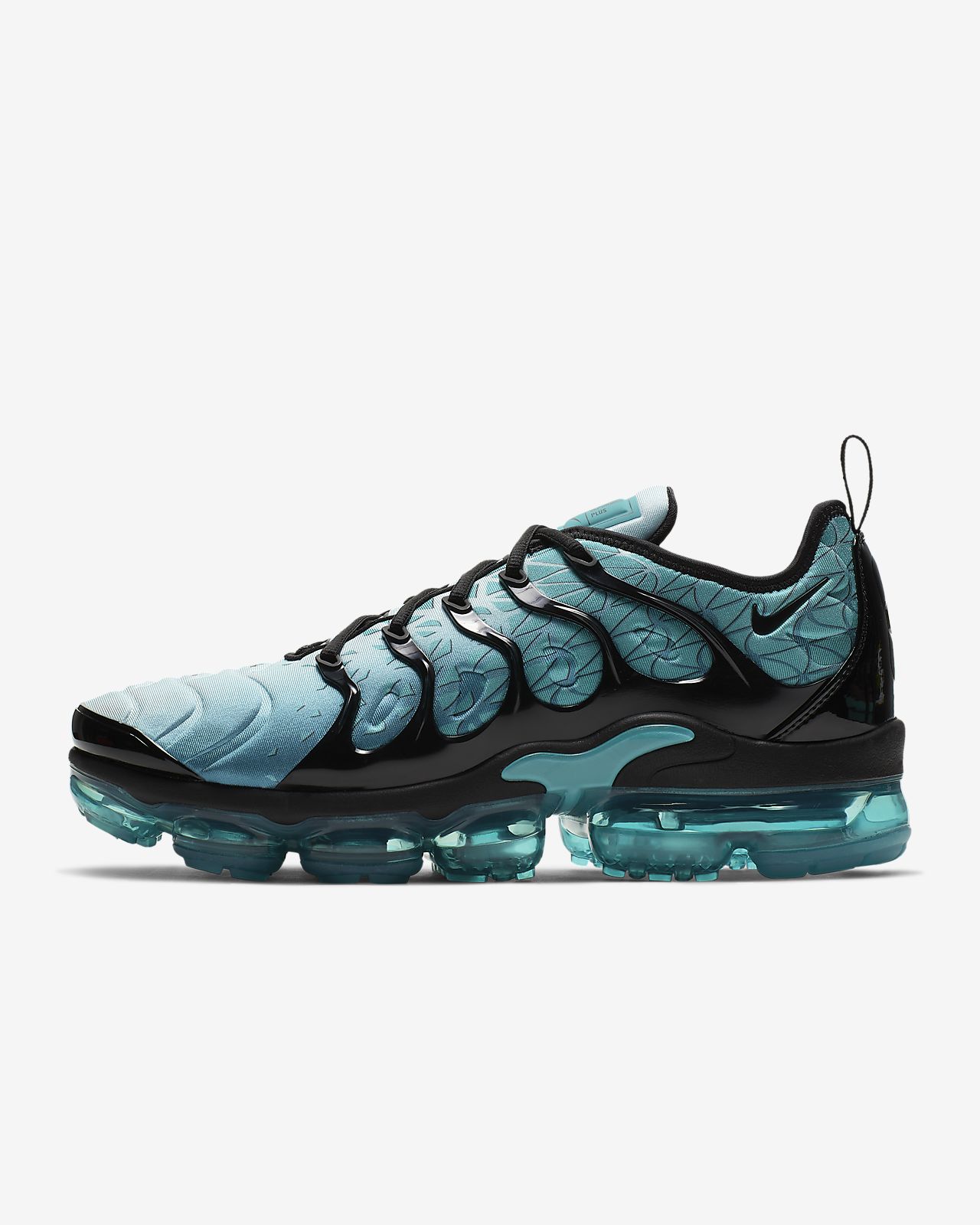 vapormax plus green and black