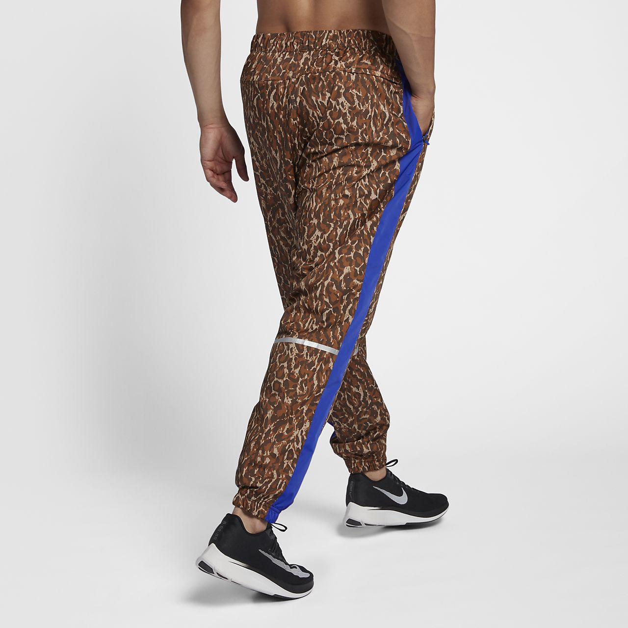 women's nike rose gold metallic air cuffed track pants