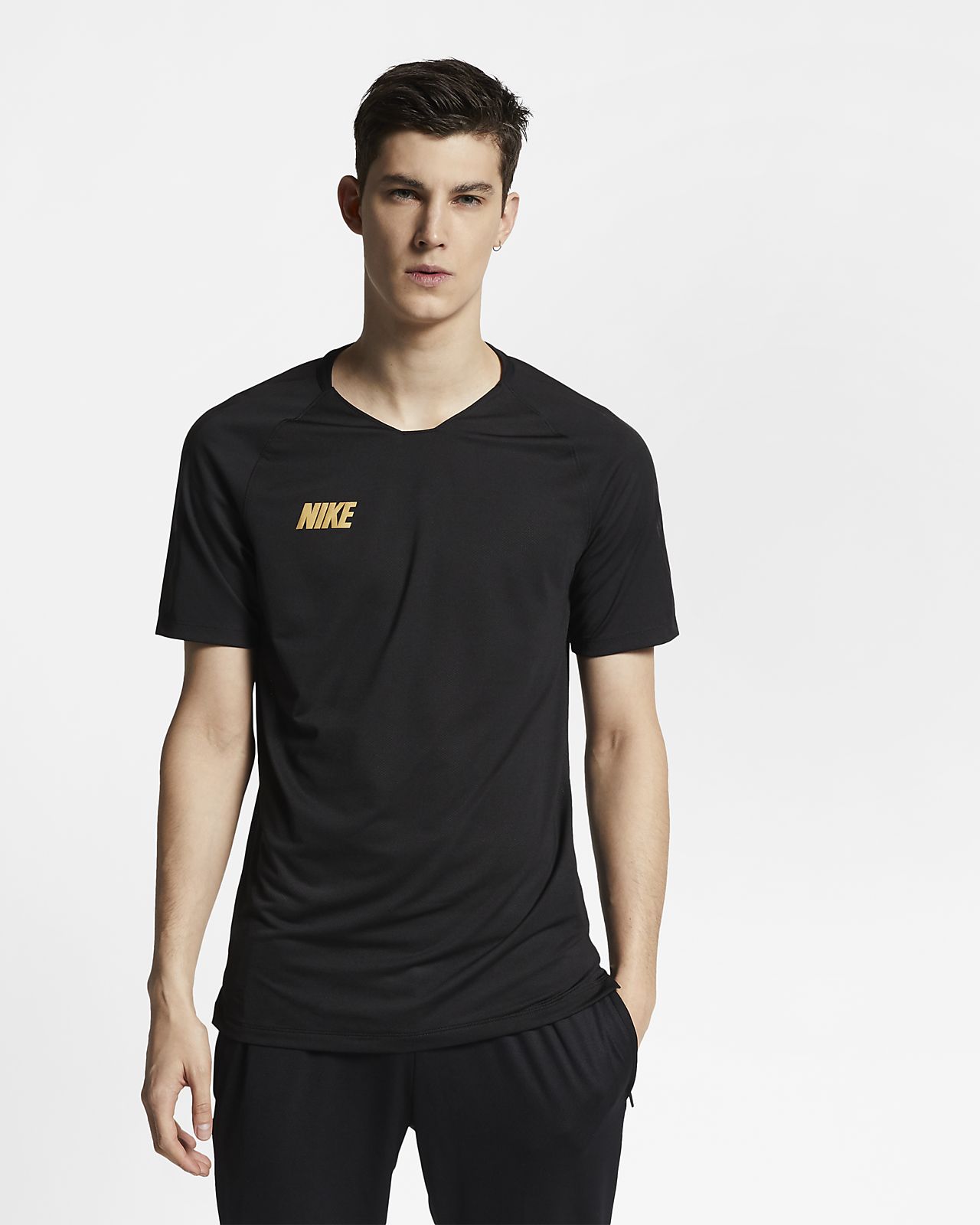 Nike Breathe Squad Men's Short-Sleeve Football Top