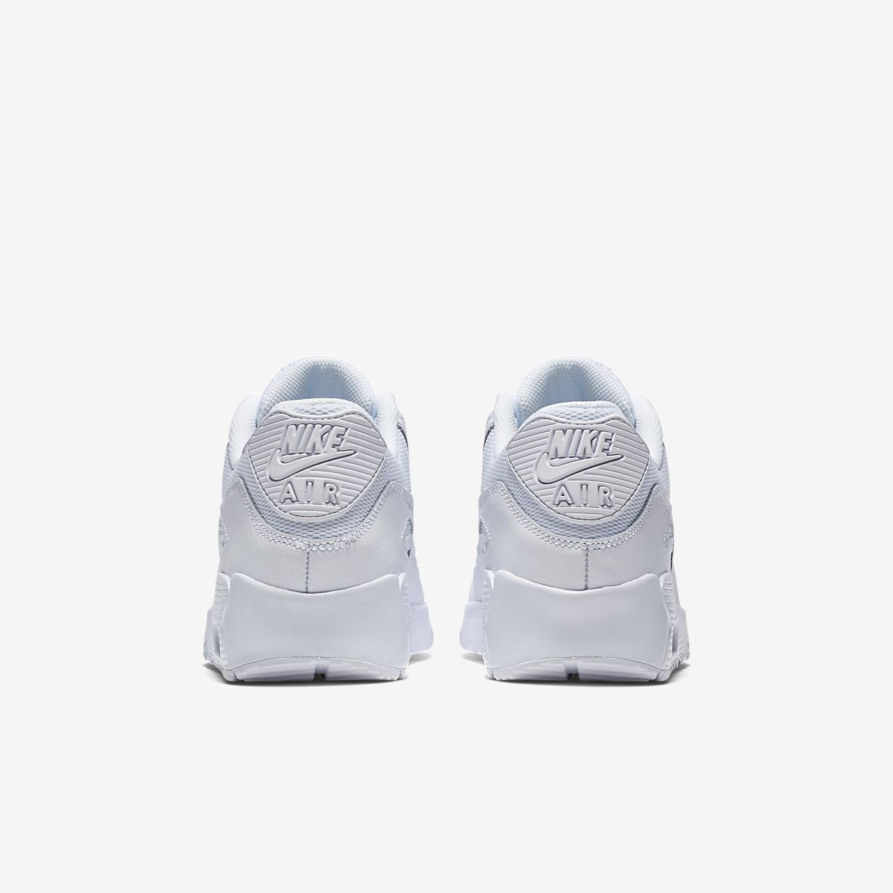 Calzado para niños talla grande Nike Air Max 90 Mesh. Nike MX Zapatillas Casual Niña Nike Air Max 90 Mesh Blancas