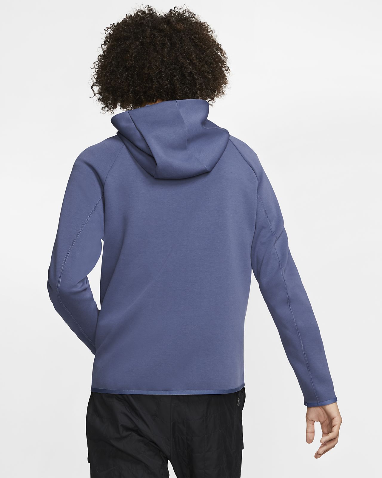 nike tech fleece hoodie purple