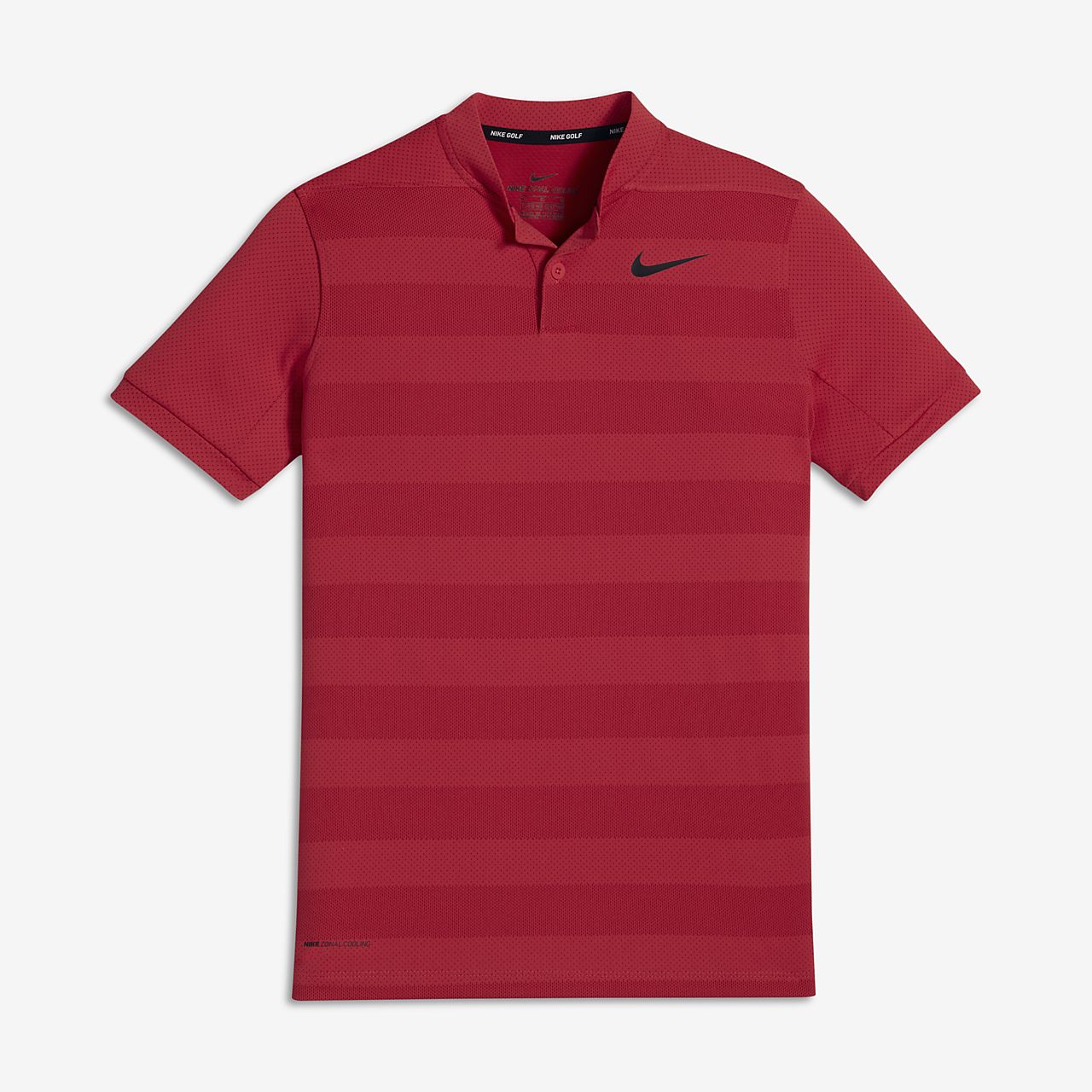 red nike golf shirt