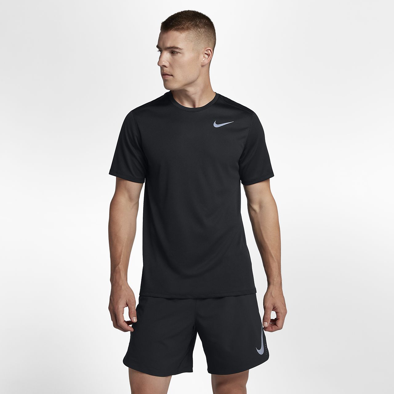 camiseta running hombre nike