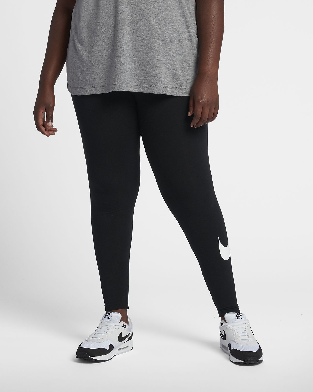 plus size grey nike leggings