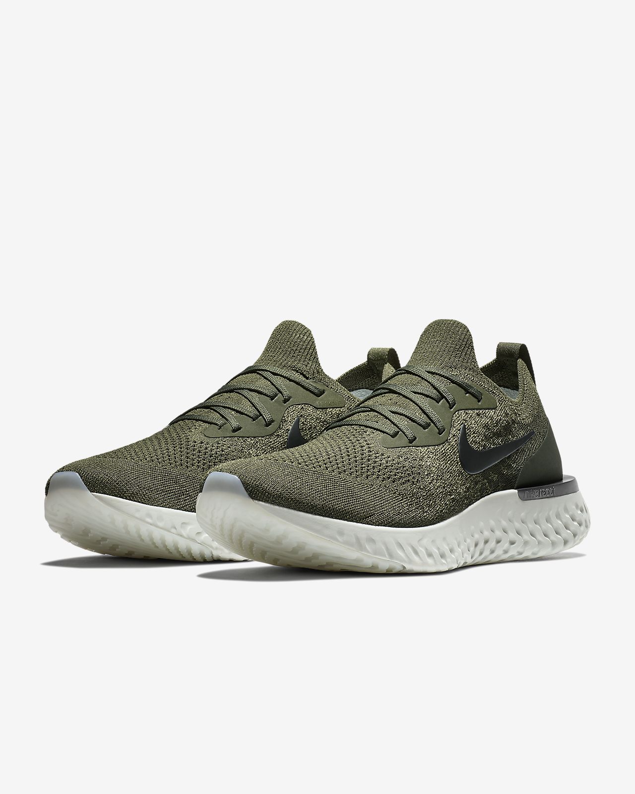 nike epic react flyknit femme beige