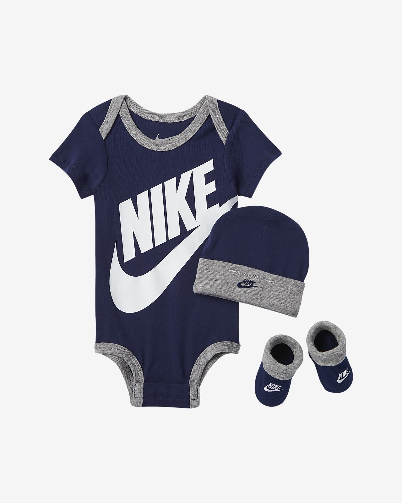 Nike Baby Bodysuit, Hat and Booties Set. Nike.com
