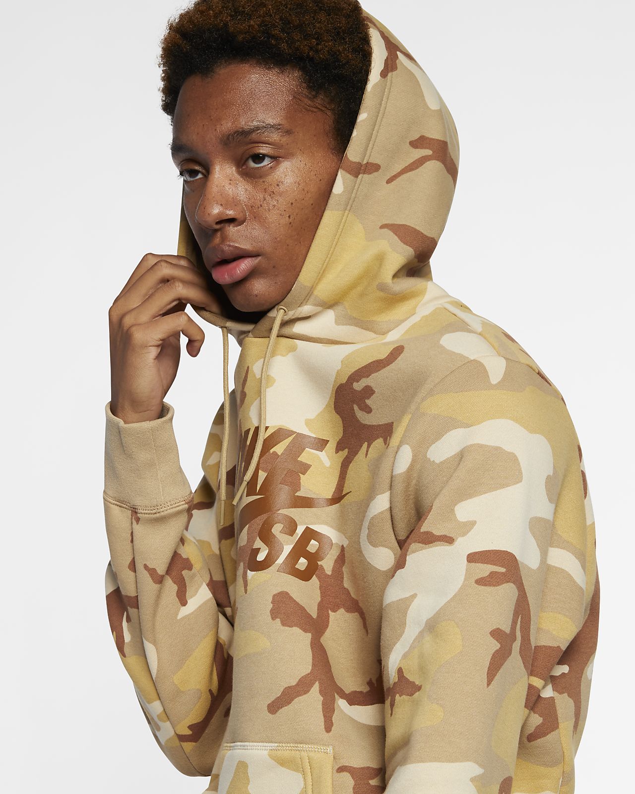 nike sb icon hoodie camo