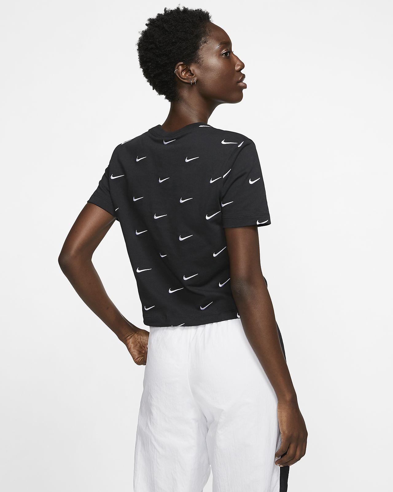 nike swoosh t shirt women's
