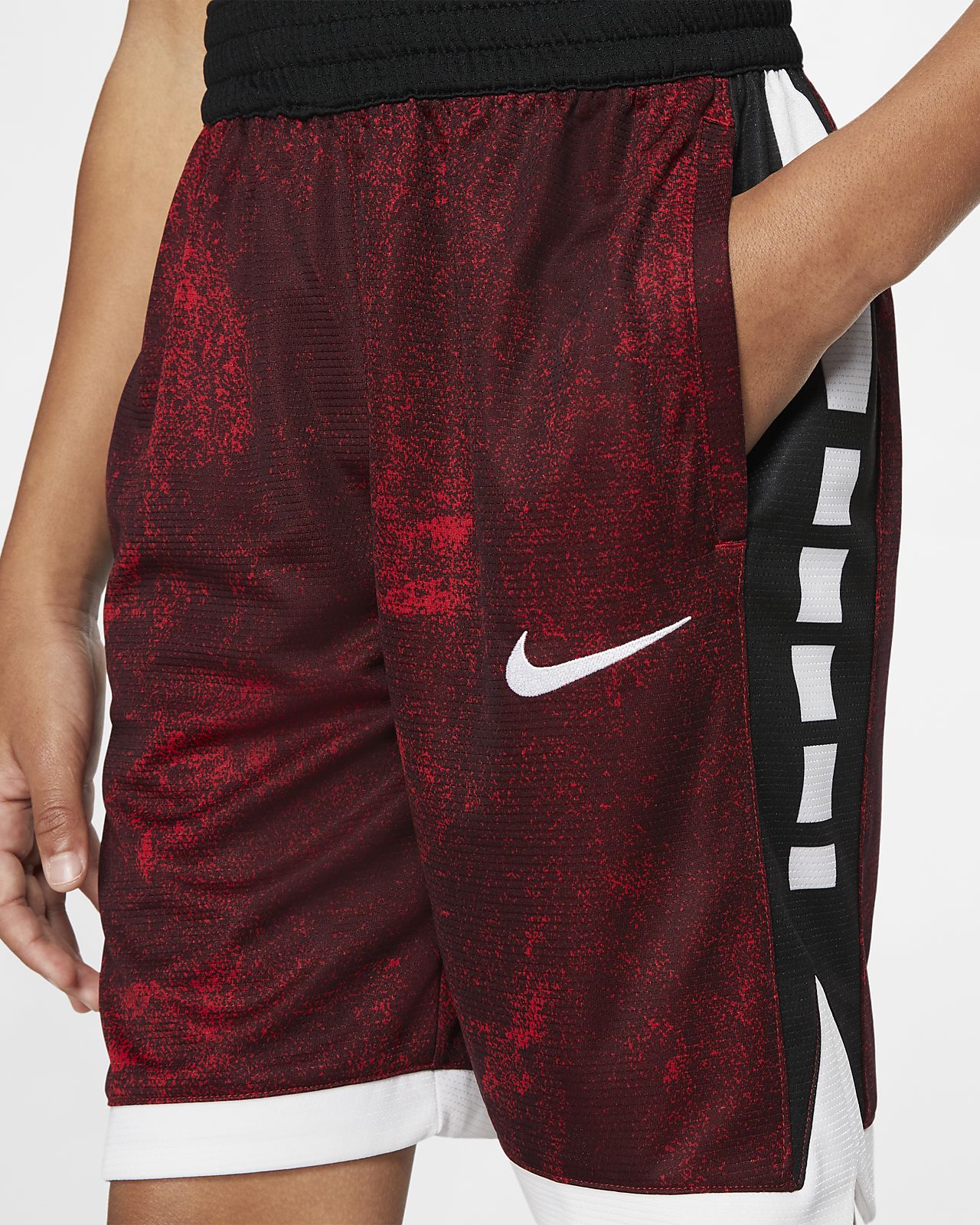 Nike Dri-FIT Elite Boys' Printed Basketball Shorts. Nike.com