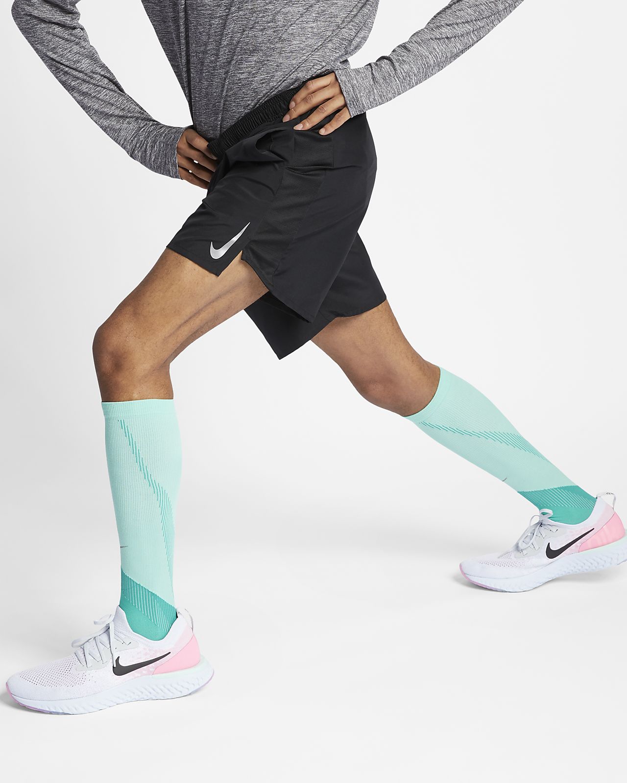 Nike Challenger Men's 18cm Lined Running Shorts. Nike IL