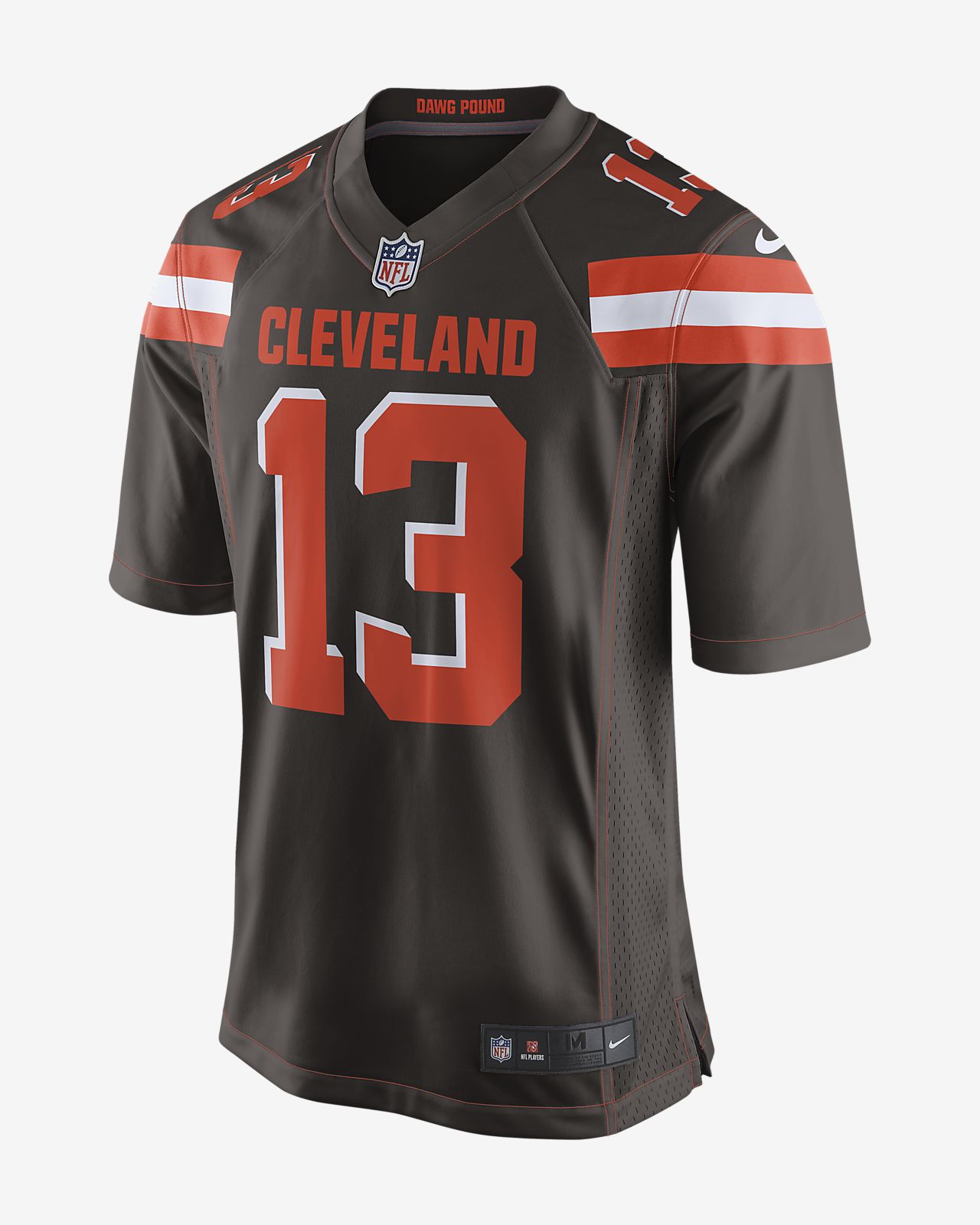 NFL Cleveland Browns (Odell Beckham Jr.) Men's Game Football Jersey