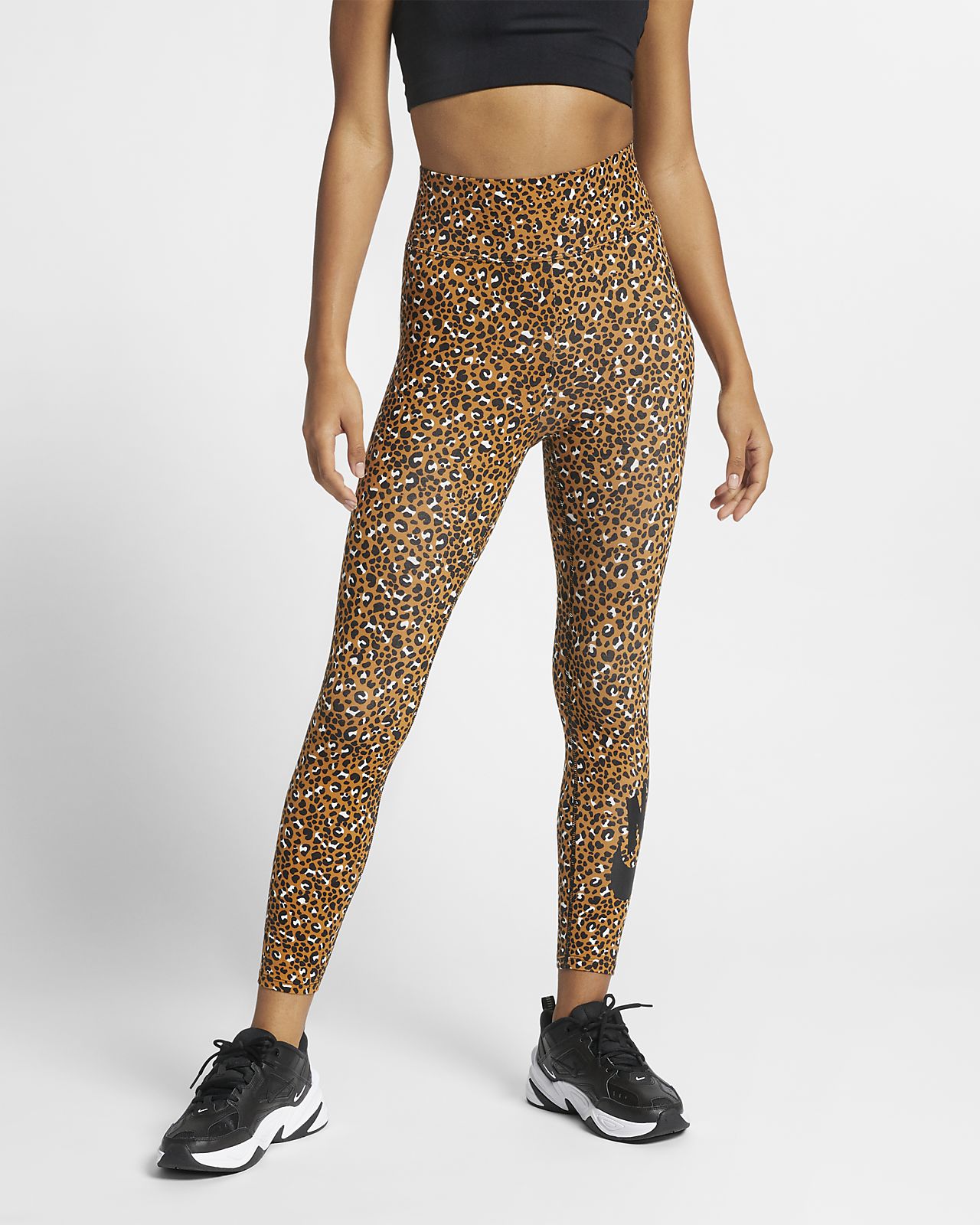 nike leopard print tick leggings