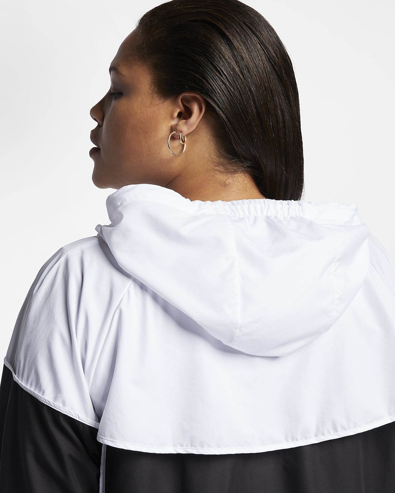 plus size windbreaker nike