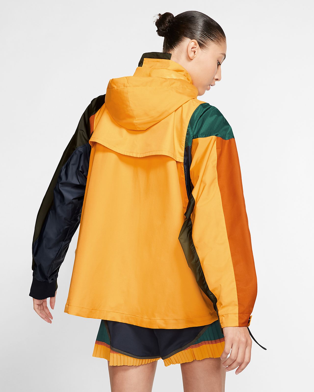 Nike x Sacai Damen Laufjacke mit Halbreißverschluss Nike x Sacai Damen Laufjacke mit Halbreißverschluss