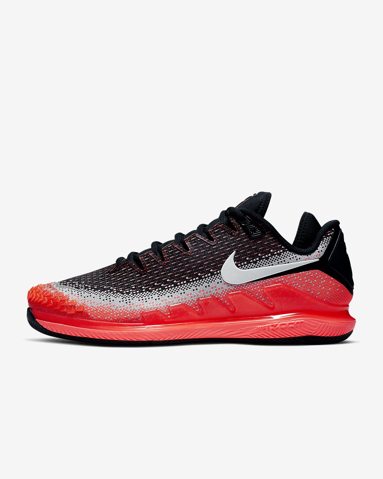 nikecourt air zoom vapor x knit red