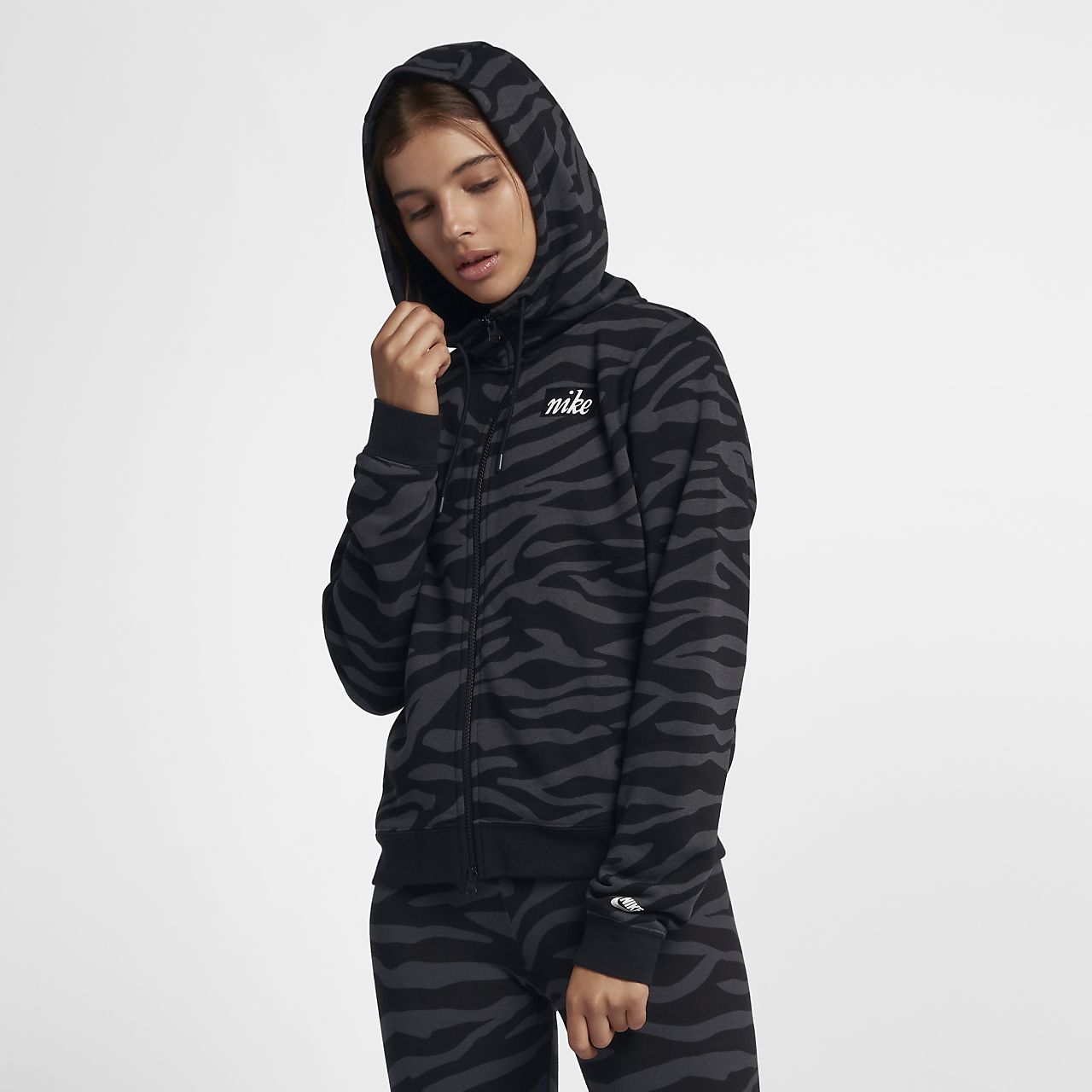 felpa donna nike con cappuccio zip felpa donna nike con cappuccio zip