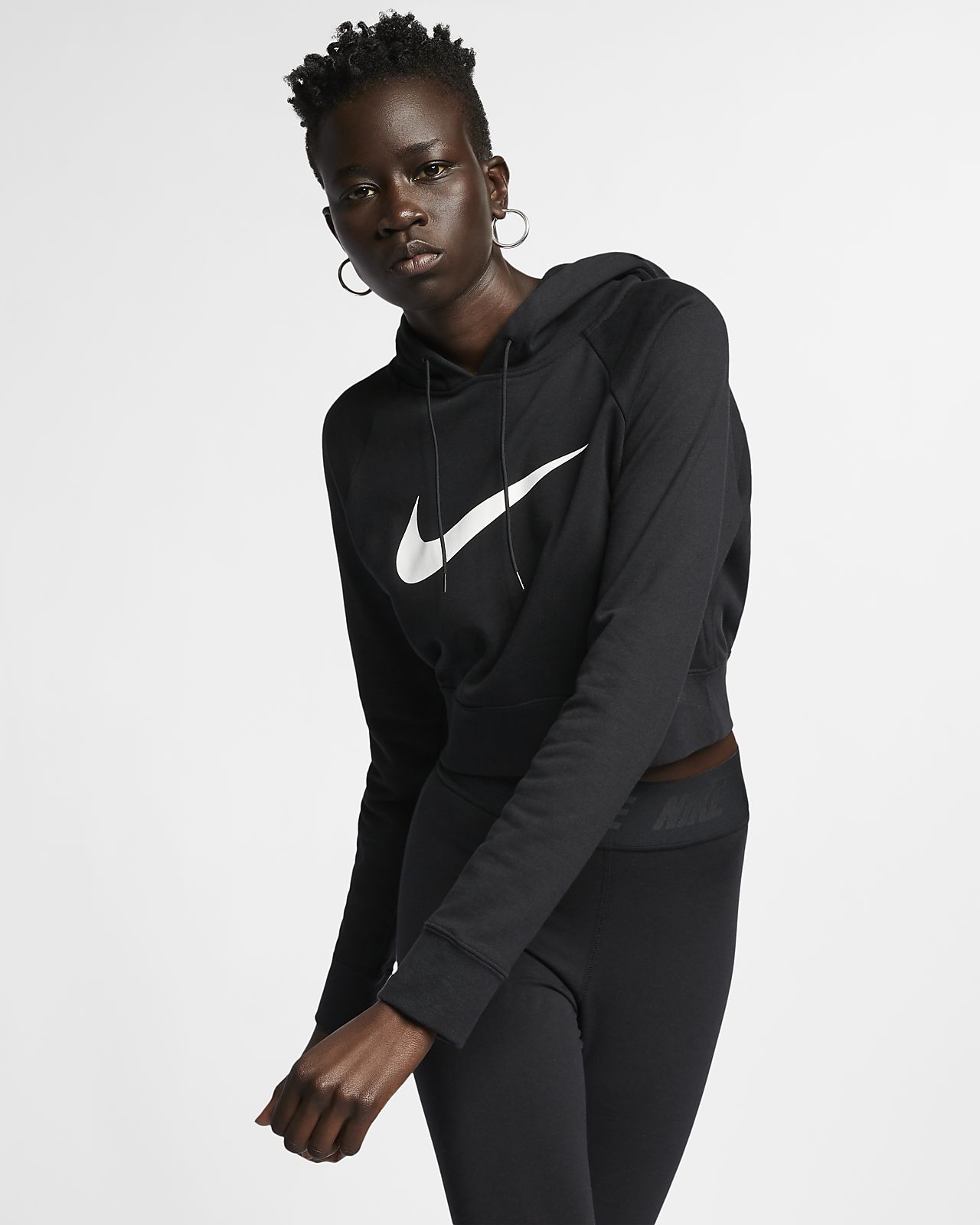 nike women's french terry hoodie