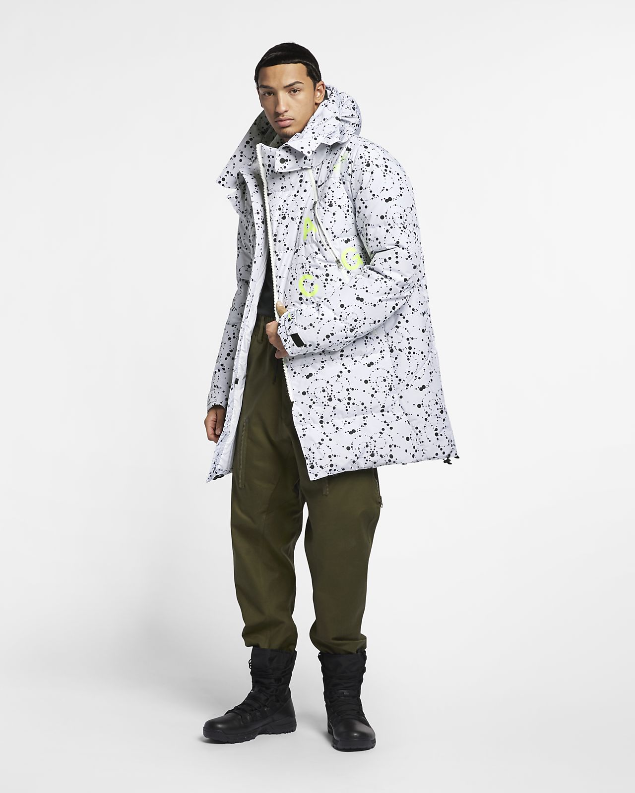 nikelab acg down fill men's parka