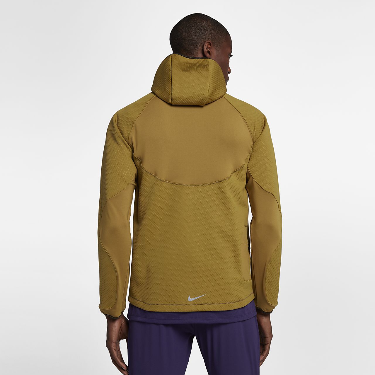 nike fleece hoodie mens brown