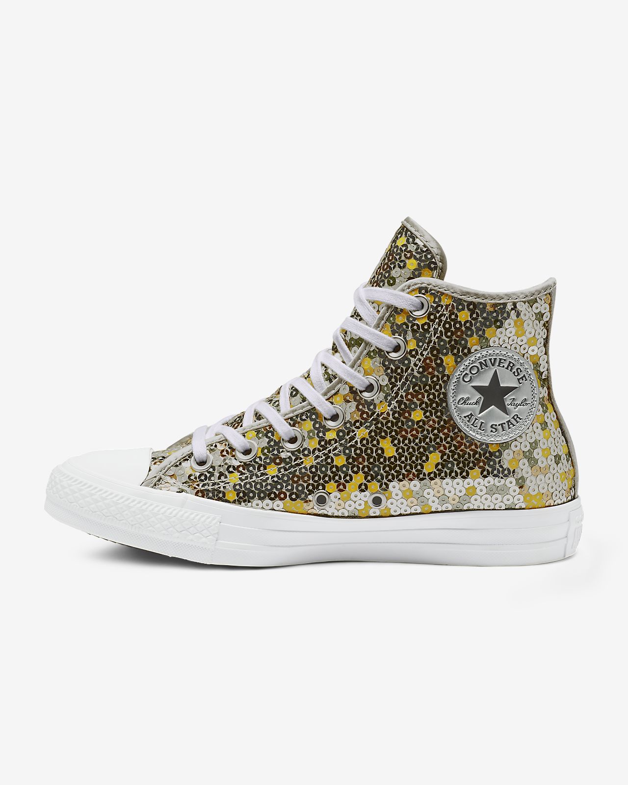 Converse Chuck Taylor All Star Holiday Scene Sequin High Top Womens