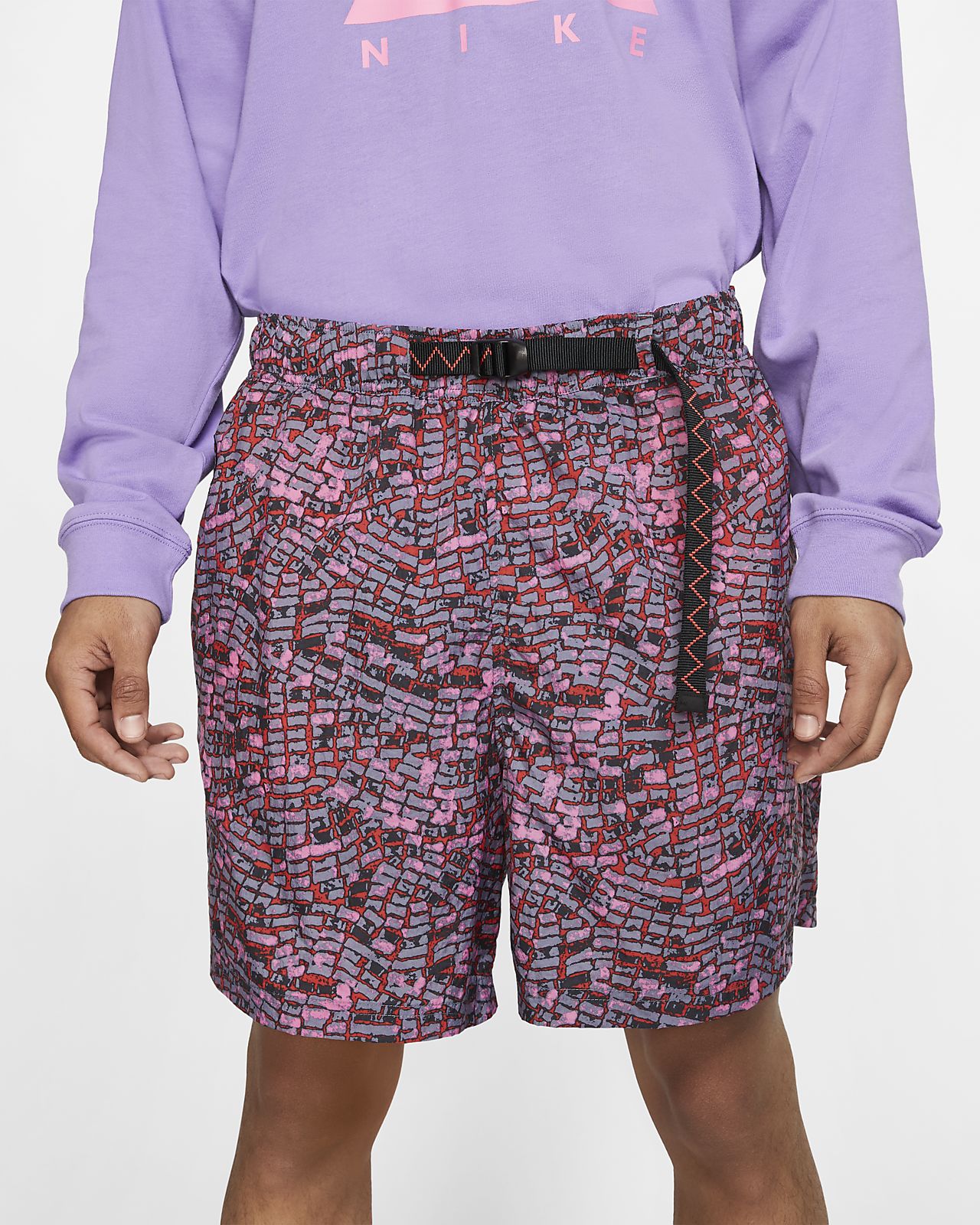lilac nike shorts