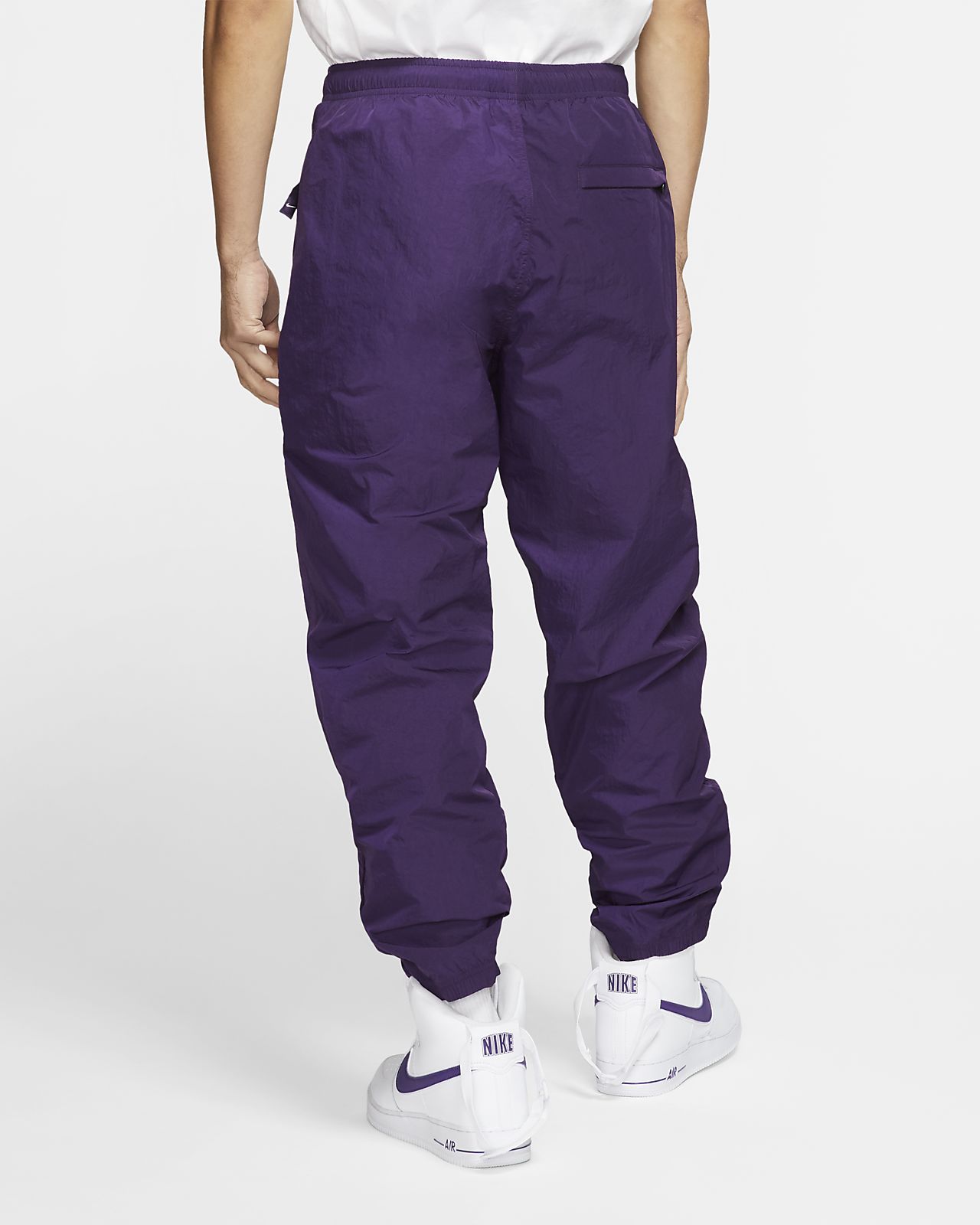 nike purple track pants