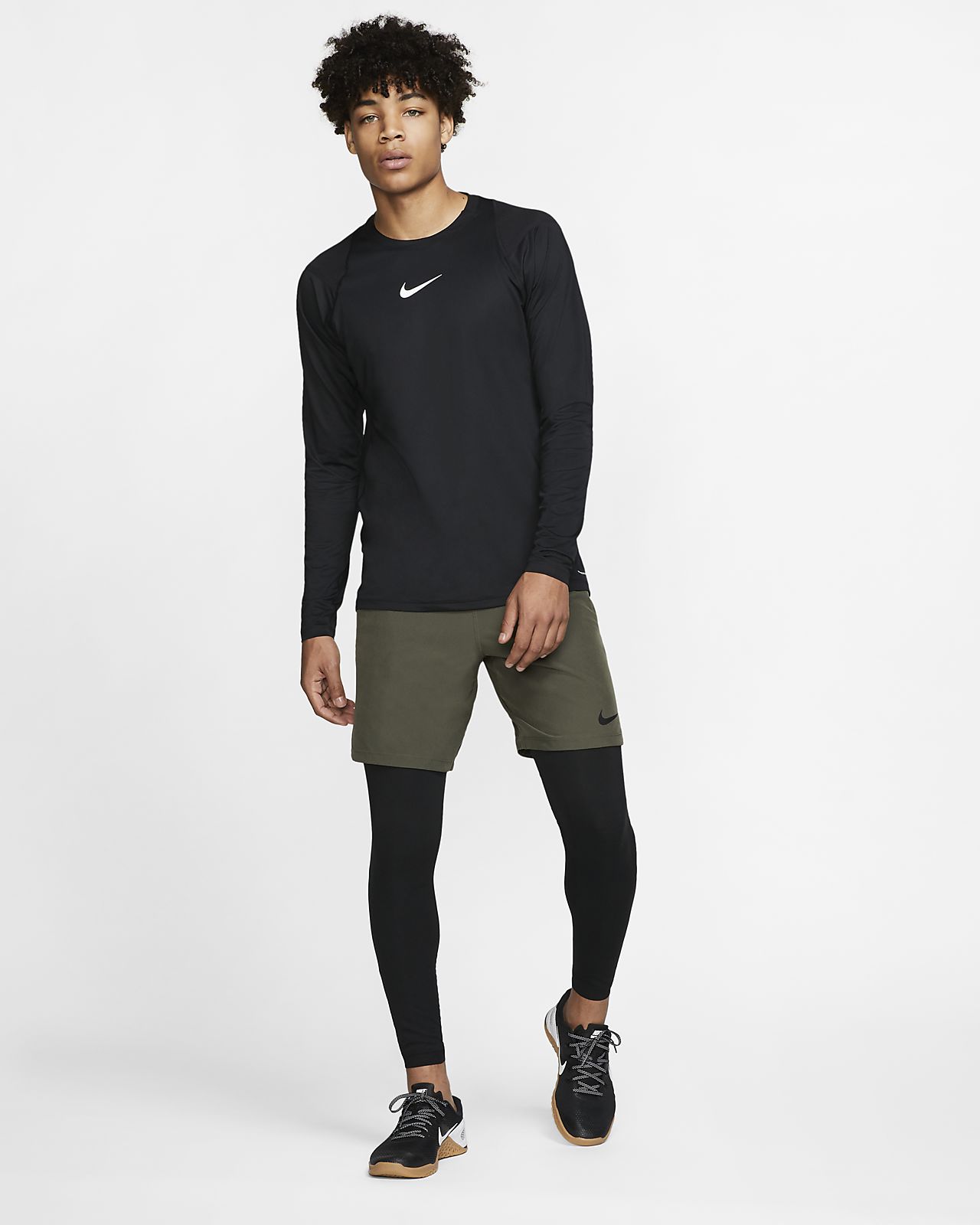 nike men's pro aeroadapt long sleeve shirt