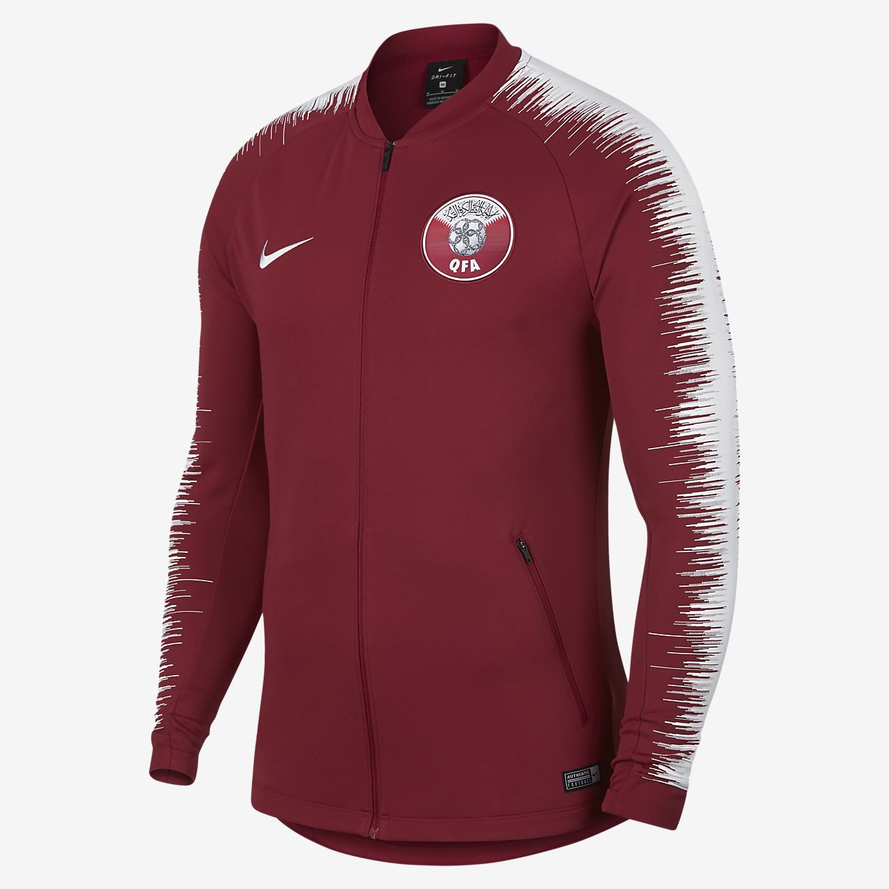 Qatar Anthem Men's Football Jacket. Nike DK
