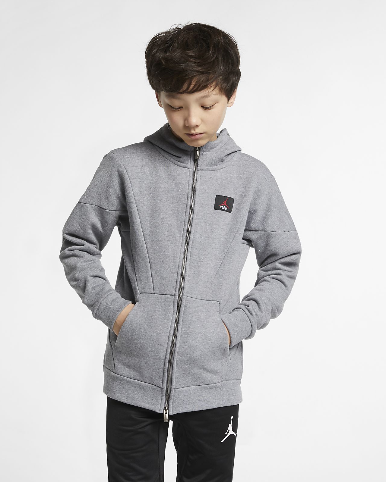 nike boys full zip hoodie