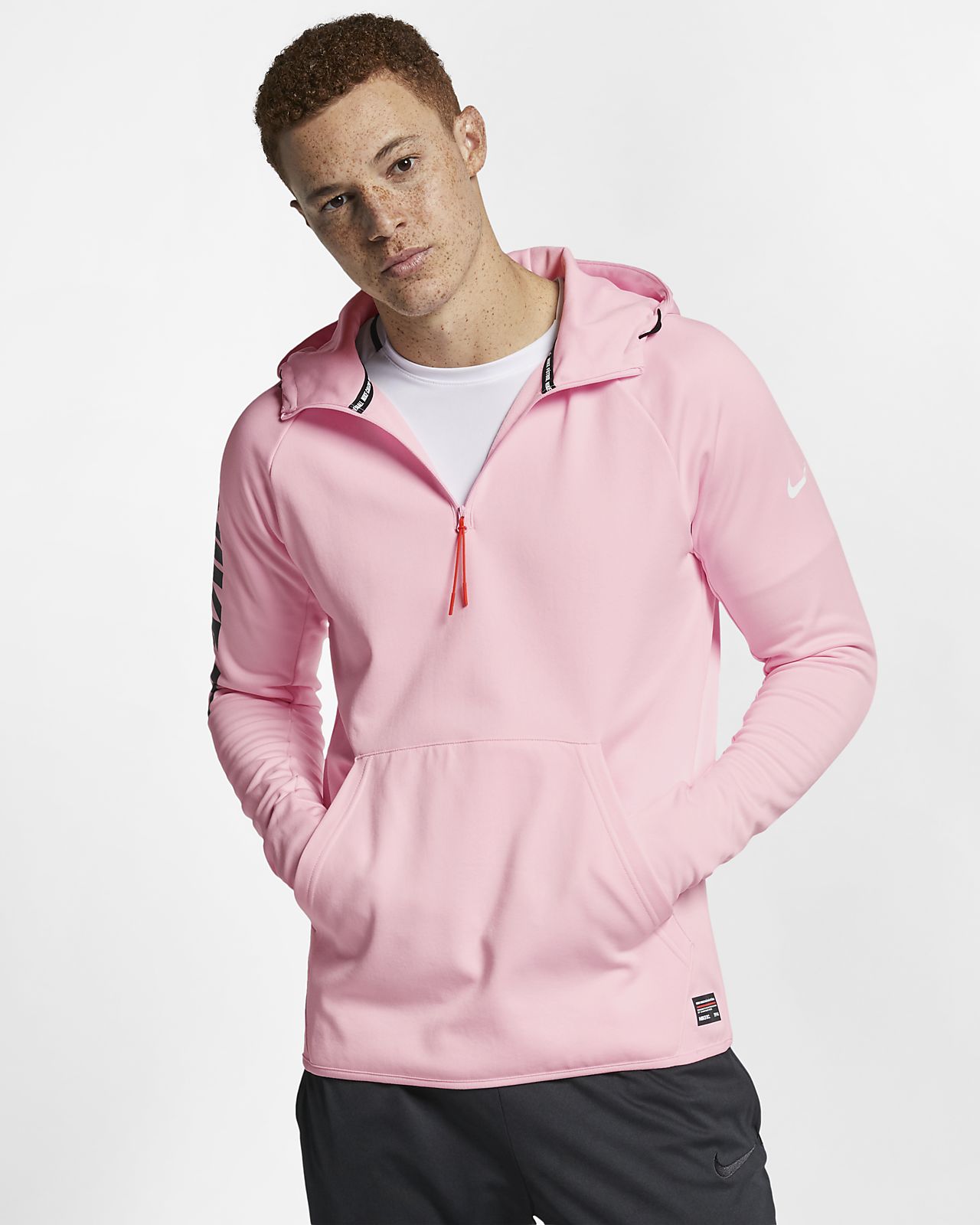 mens nike hoodie pink