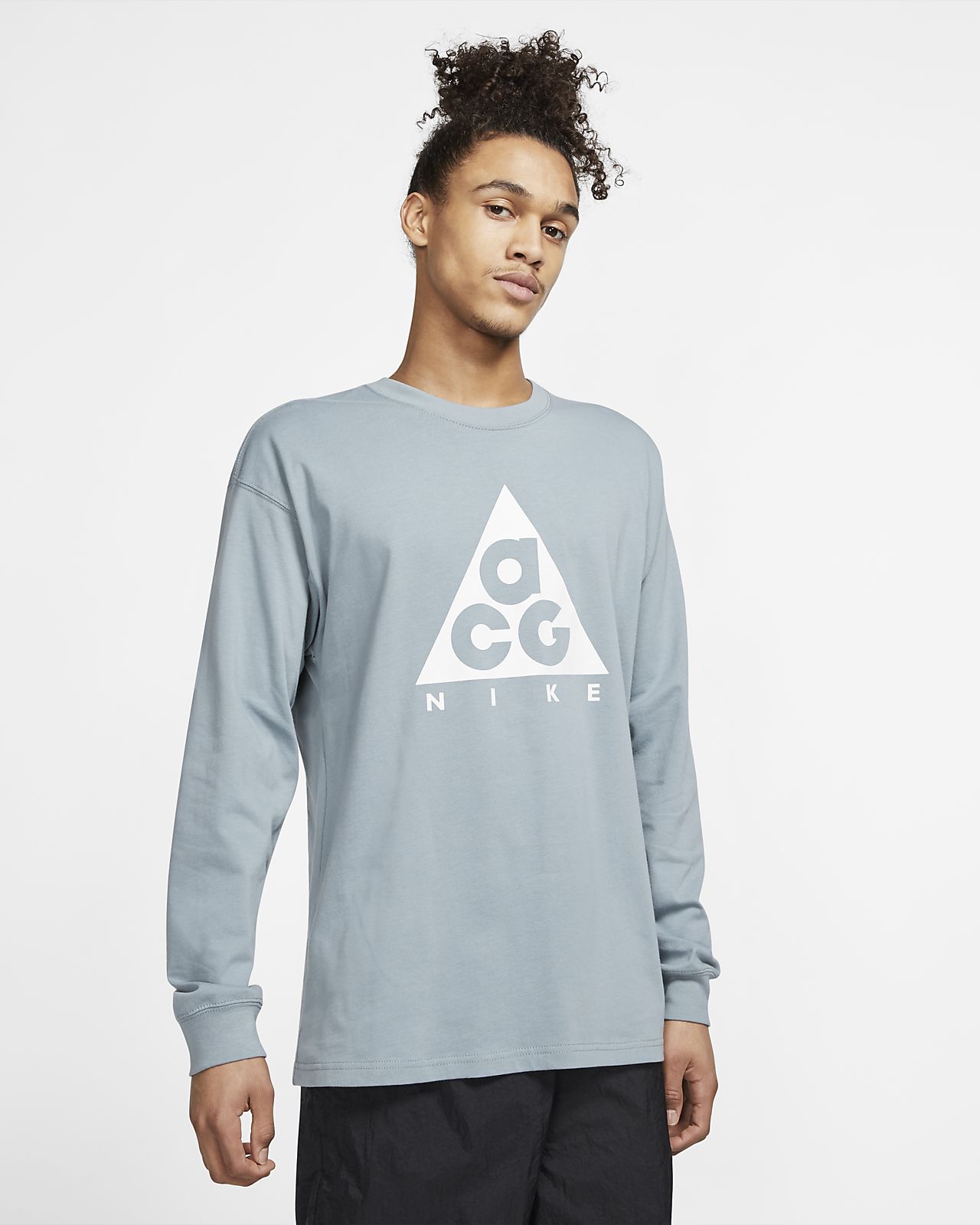 nike long sleeve acg logo tee