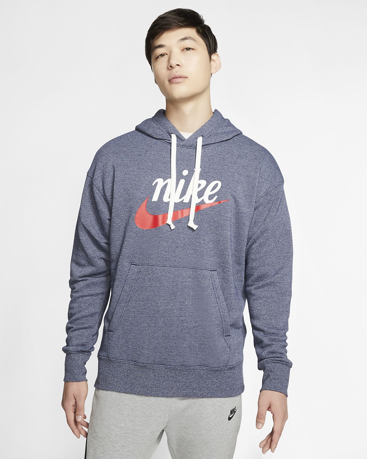 nike sportswear heritage pullover hoodie